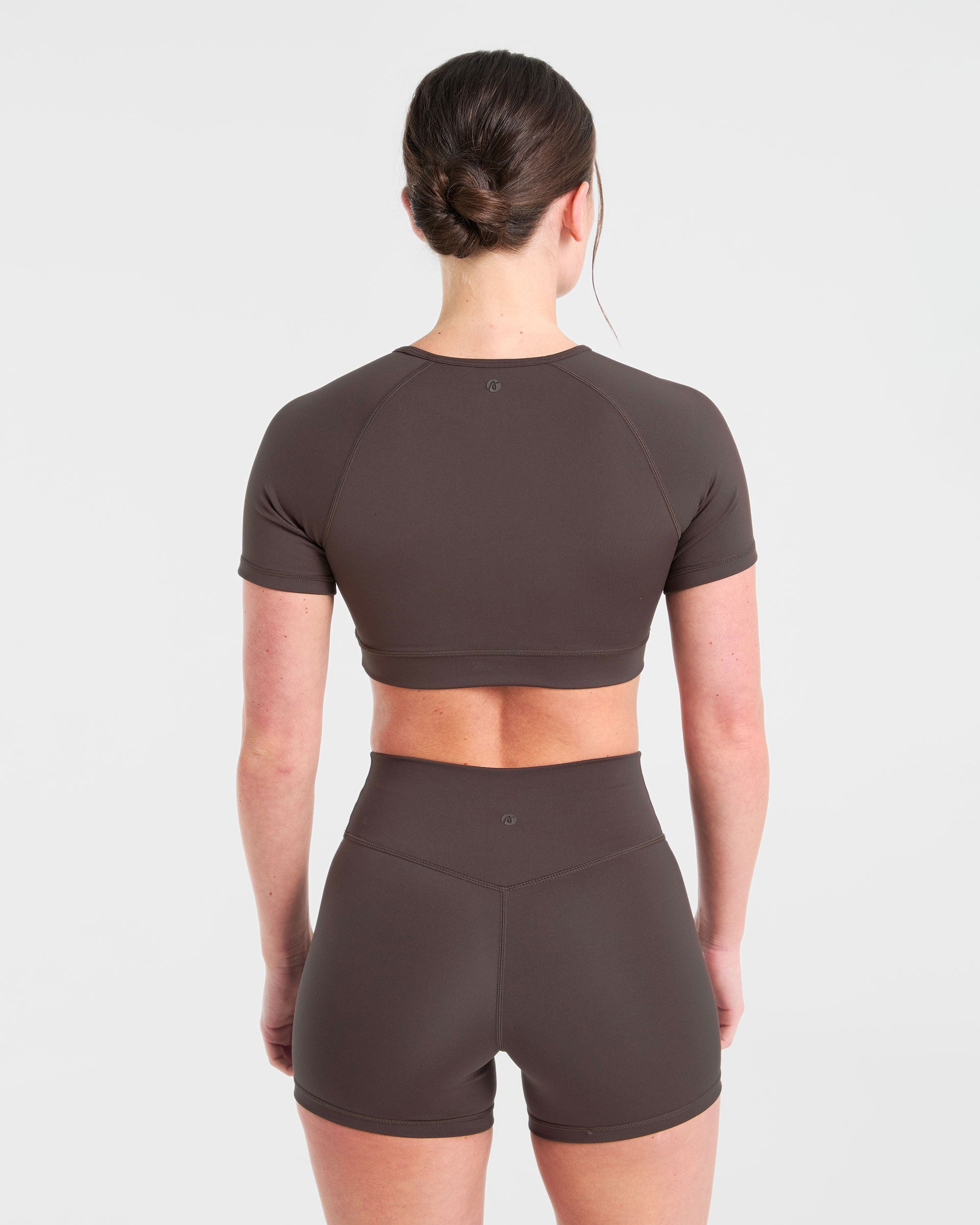 Staple Crop Top - Coffee Braun