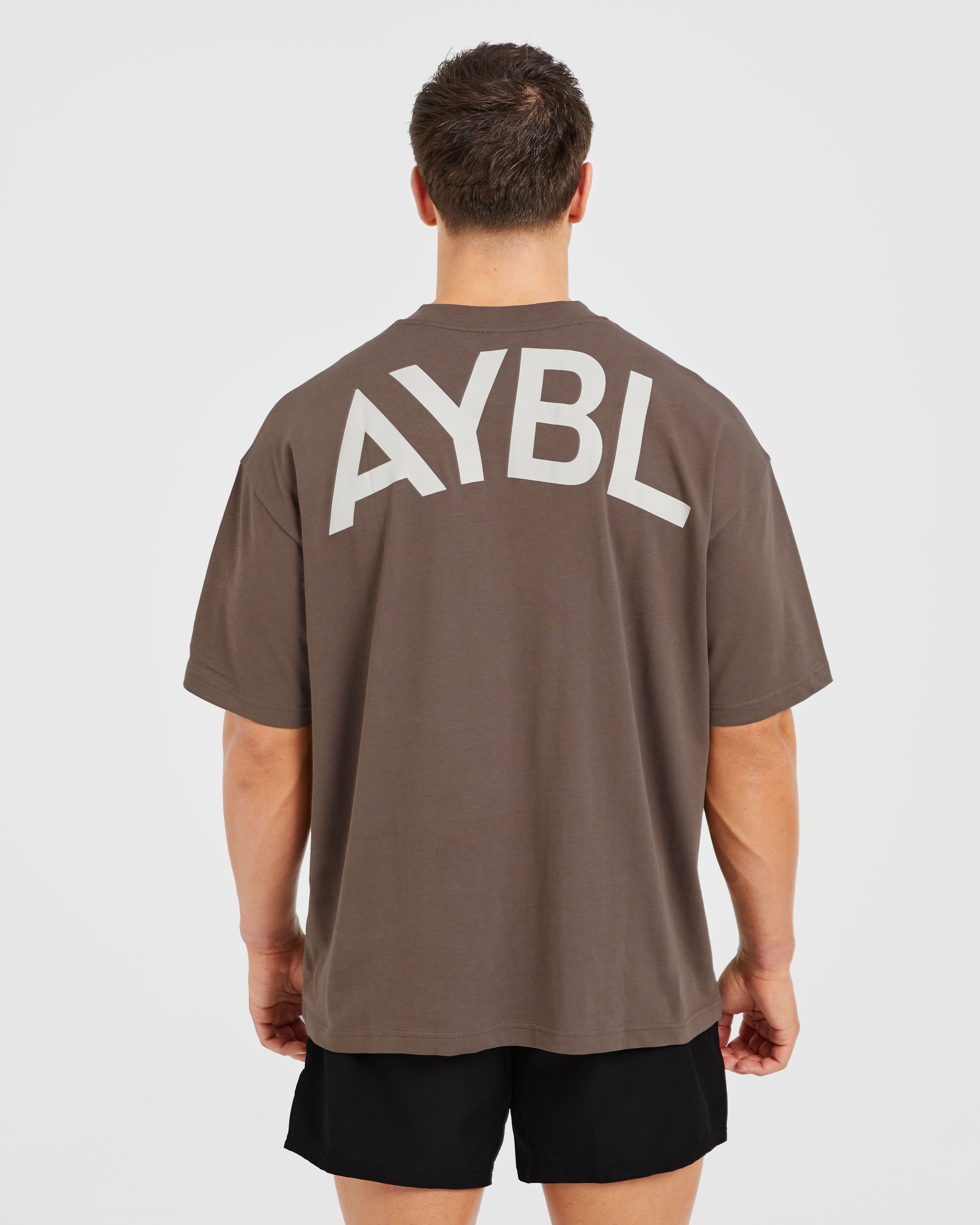 Essential Oversized T Shirt - Braun