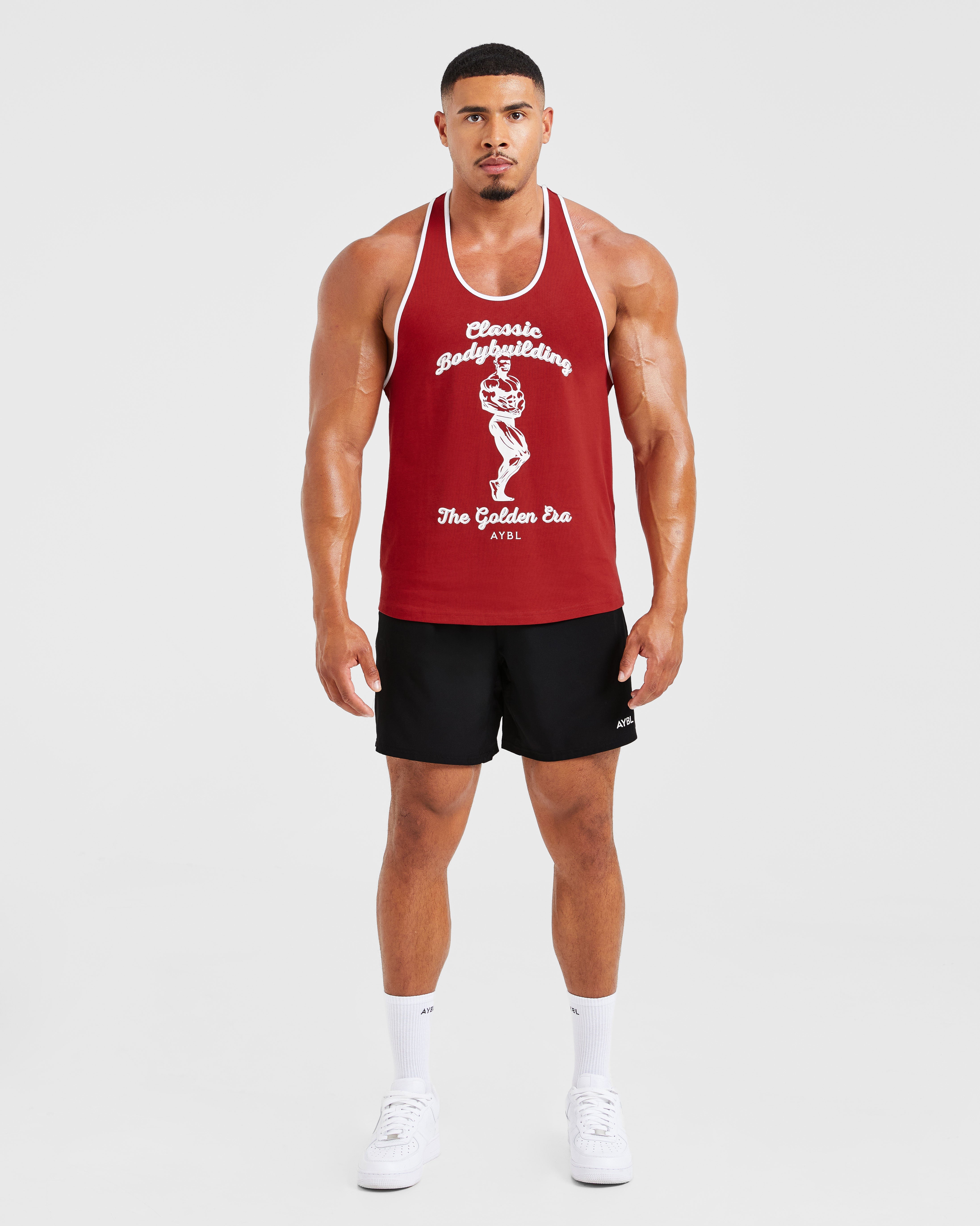 Wesley Vissers X Classic Bodybuilding Stringer - Deep Rot