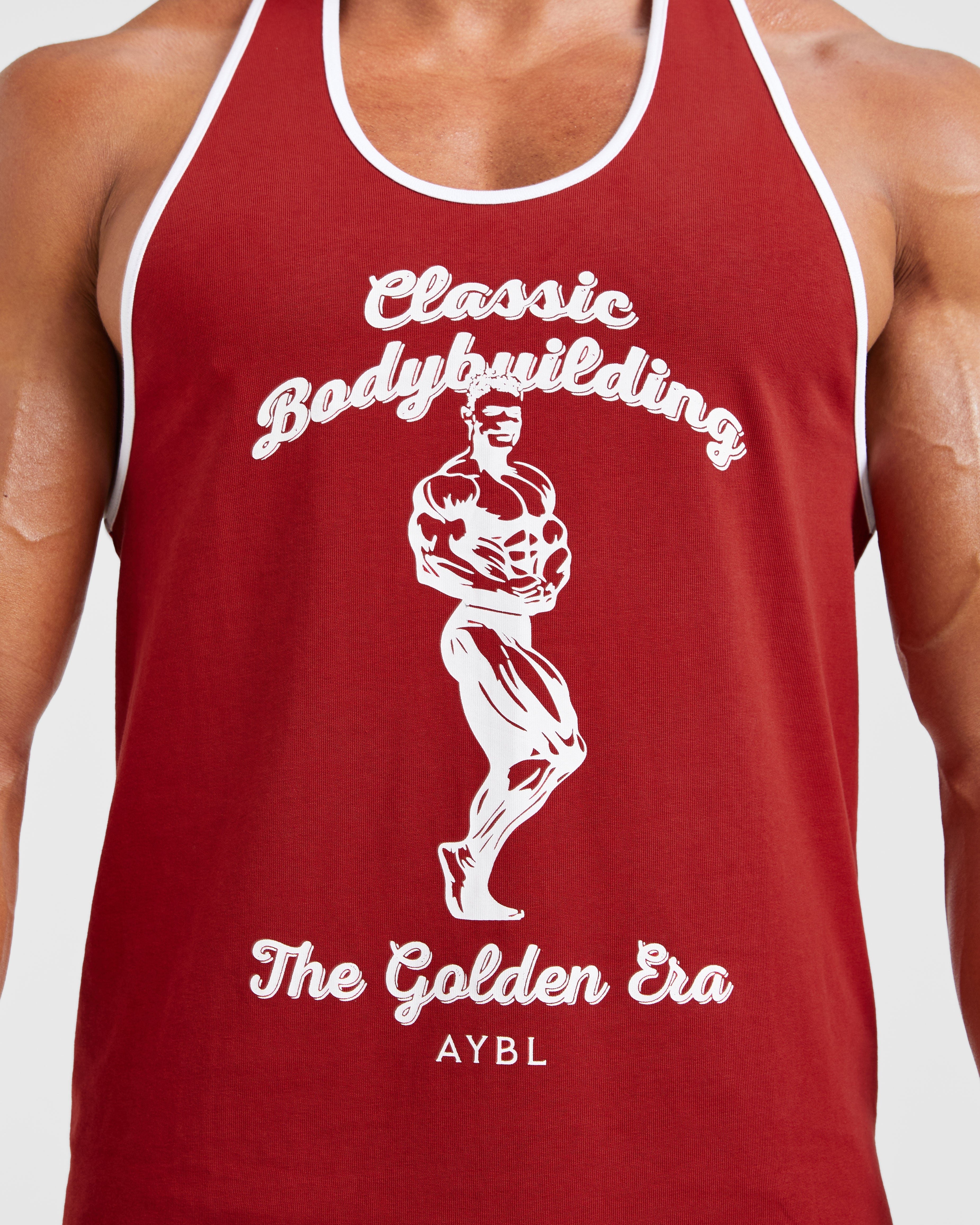 Wesley Vissers X Classic Bodybuilding Stringer - Deep Rot