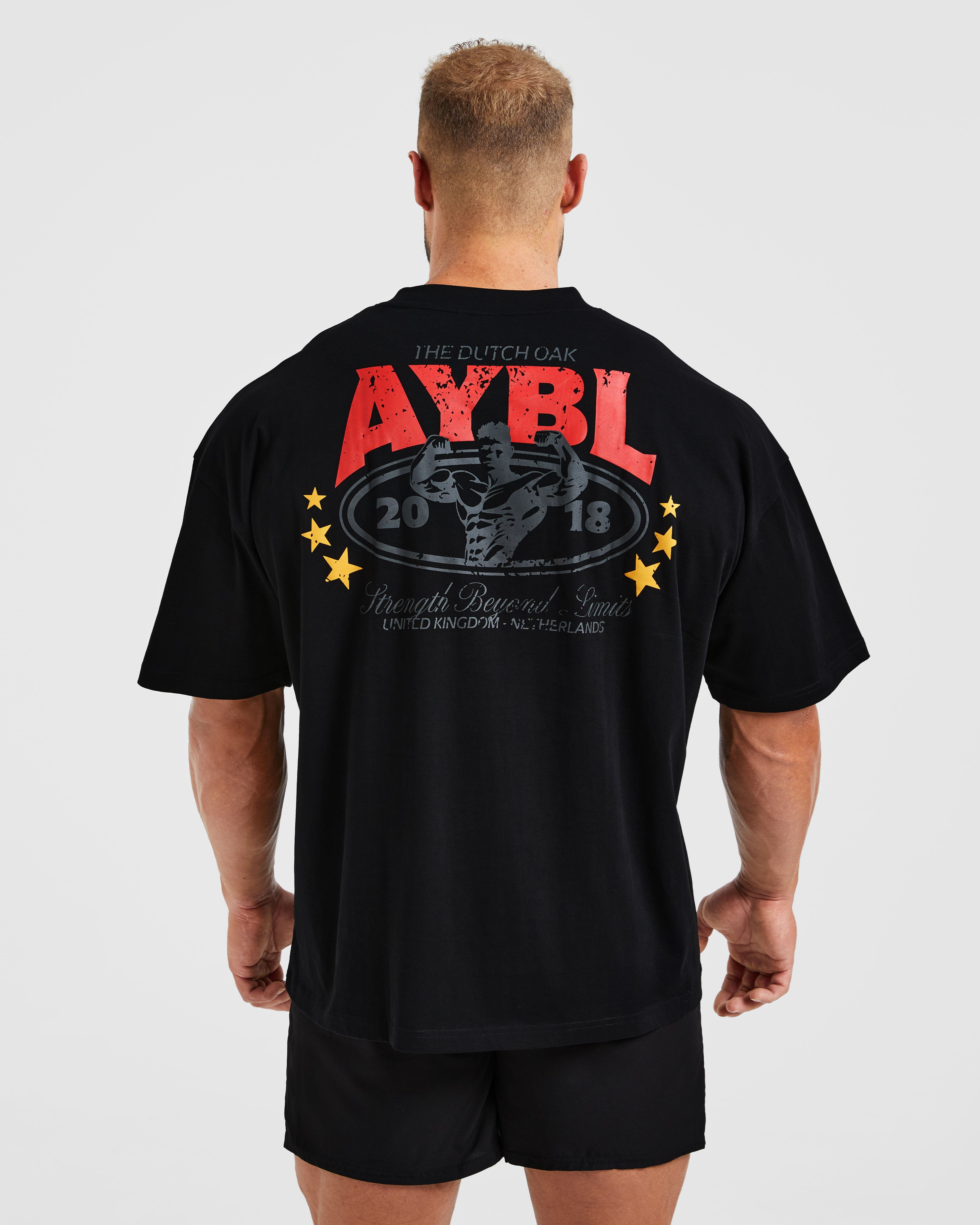 Wesley Vissers X Beyond Limits Oversized T Shirt - Schwarz/Charcoal