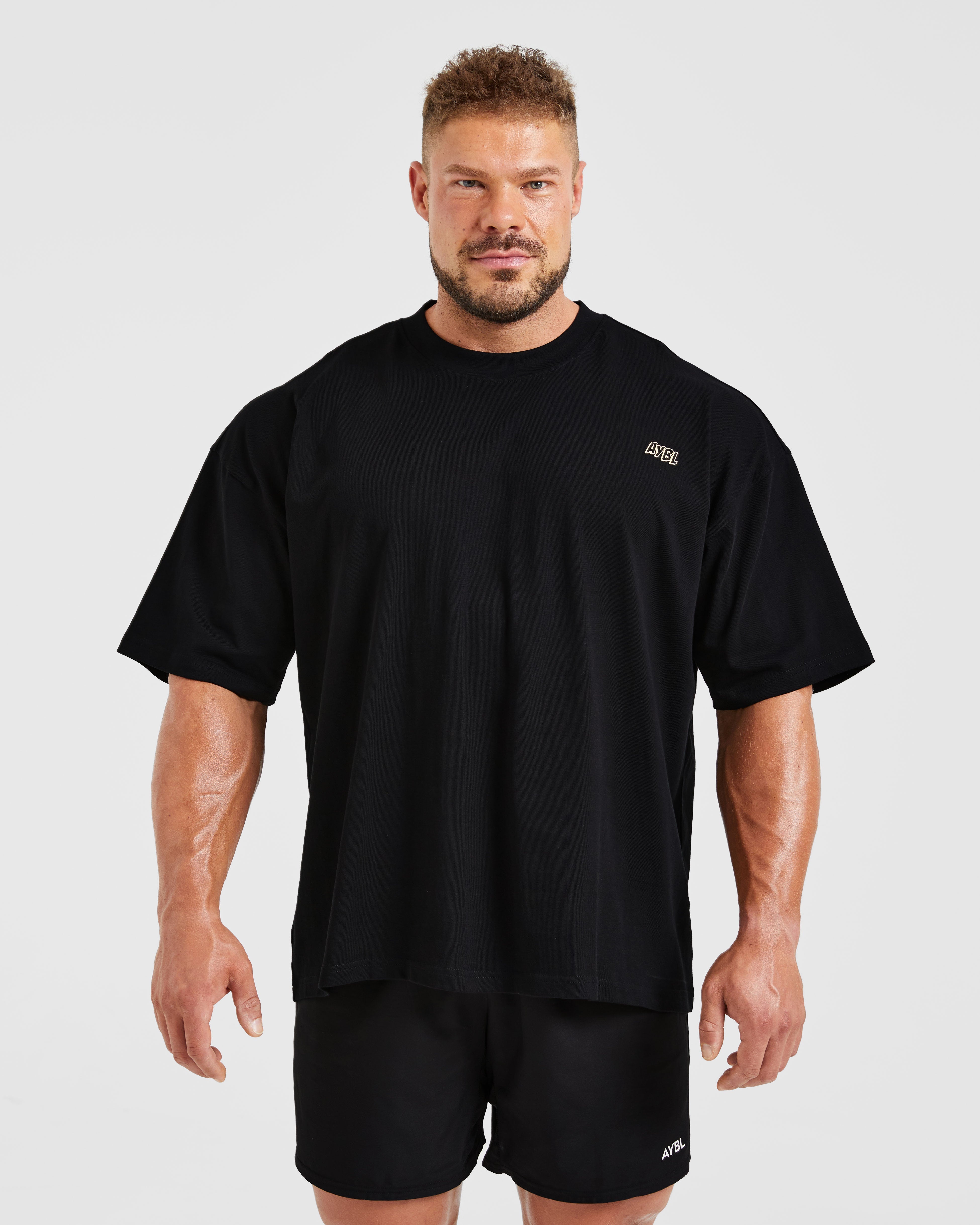 Wesley Vissers X Wheyyy Drip Oversized T Shirt - Schwarz