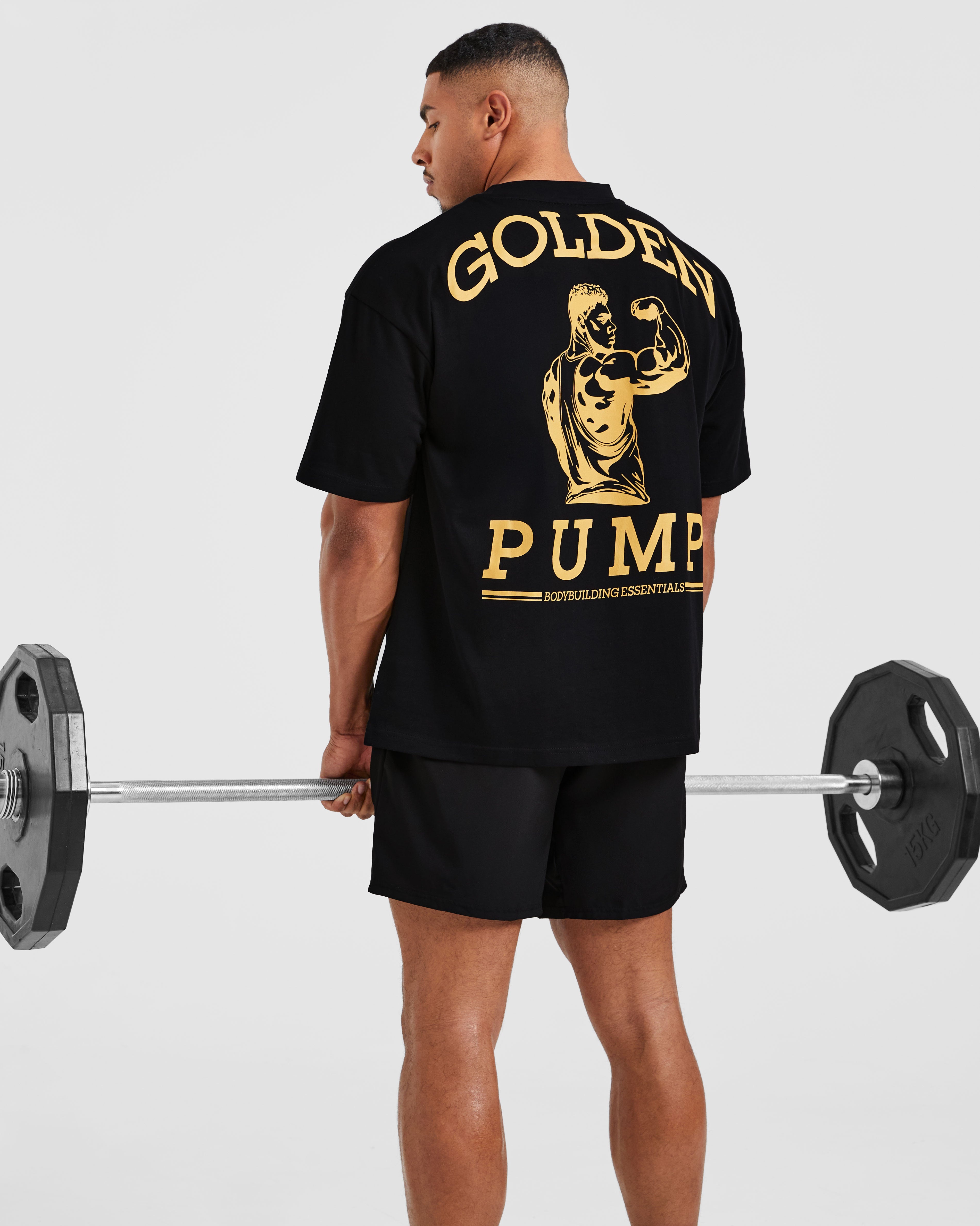Wesley Vissers X Golden Pump Oversized T Shirt - Schwarz