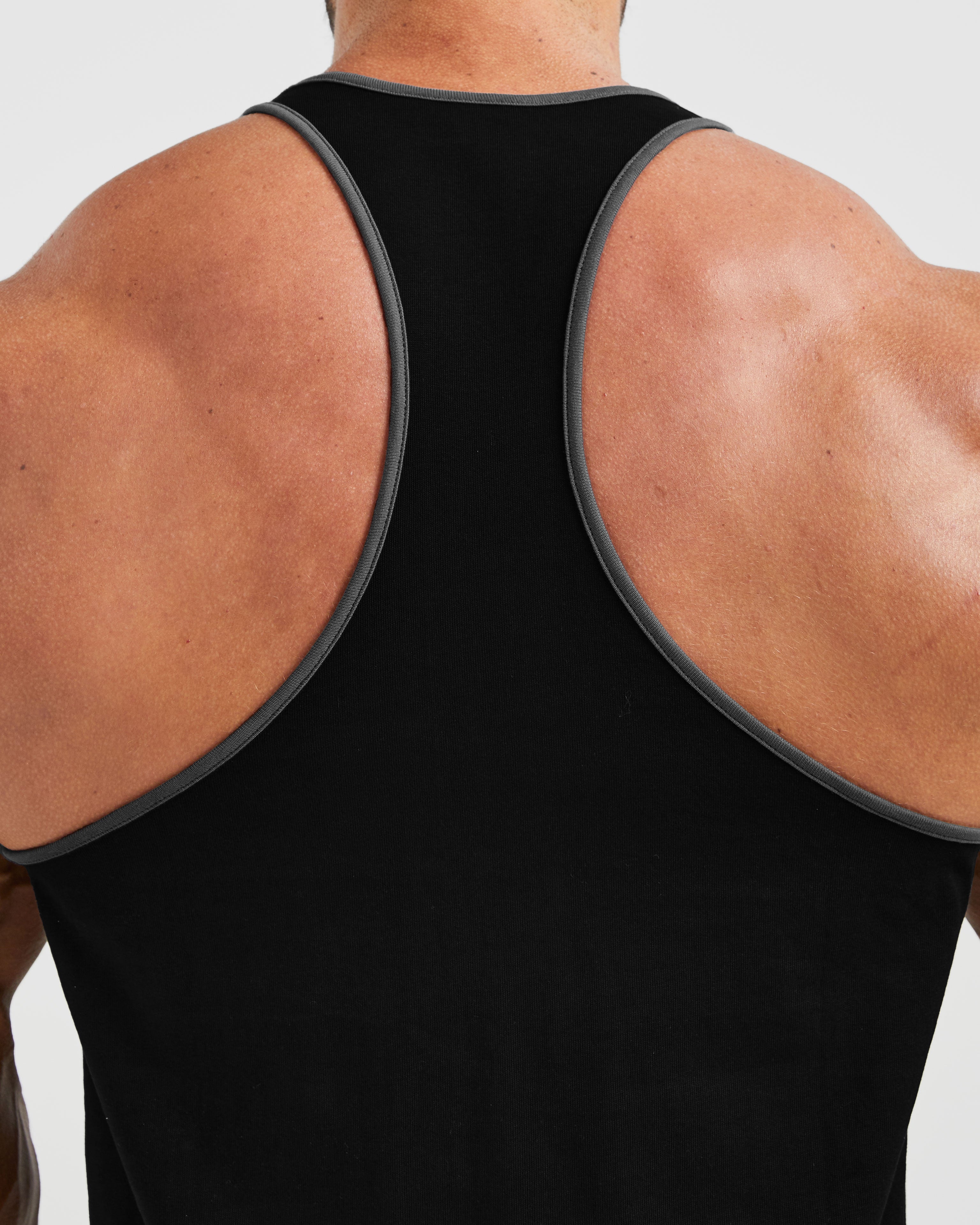 Wesley Vissers X Classic Bodybuilding Stringer - Schwarz/Charcoal