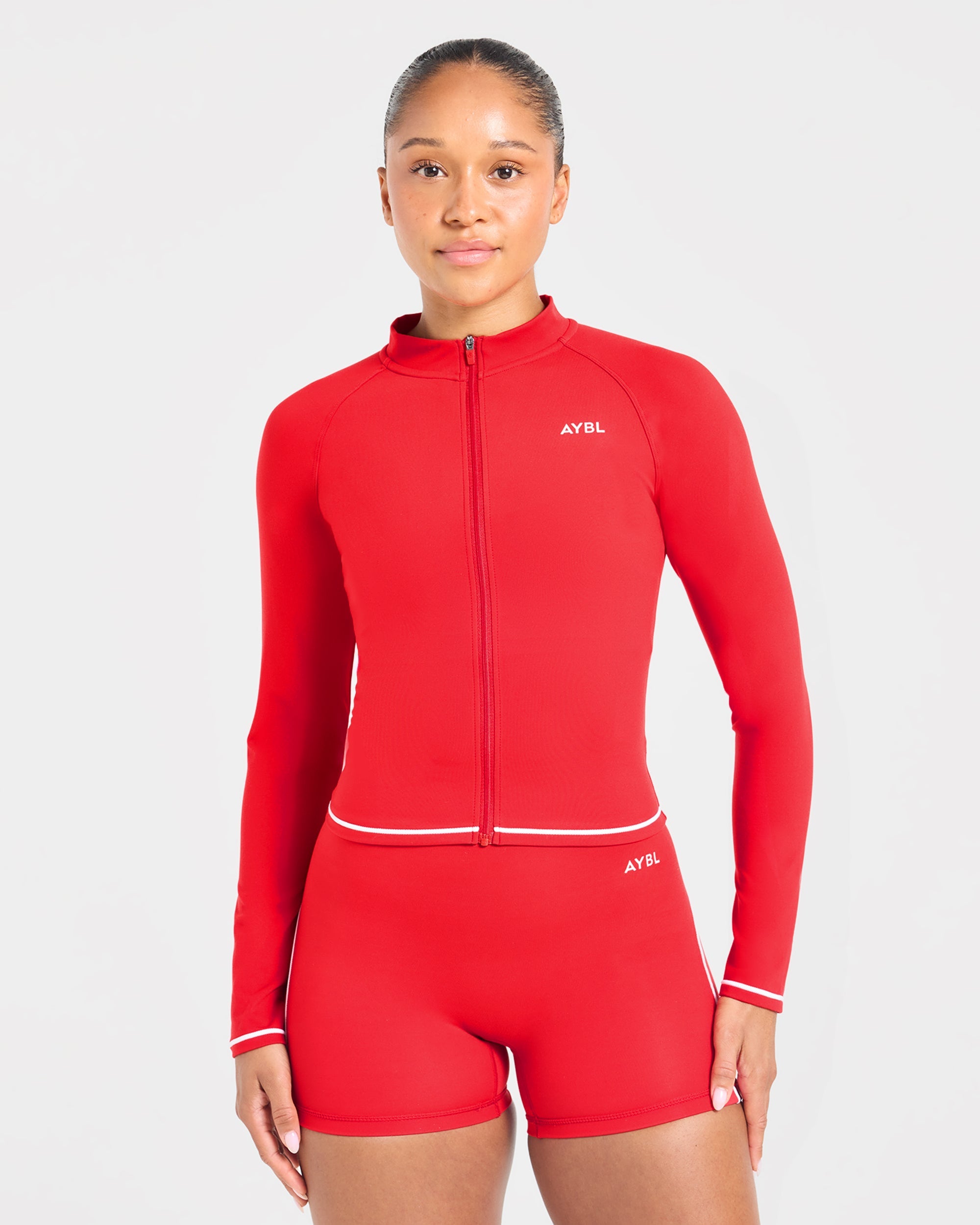 Form Zip Up Jacket - Rot