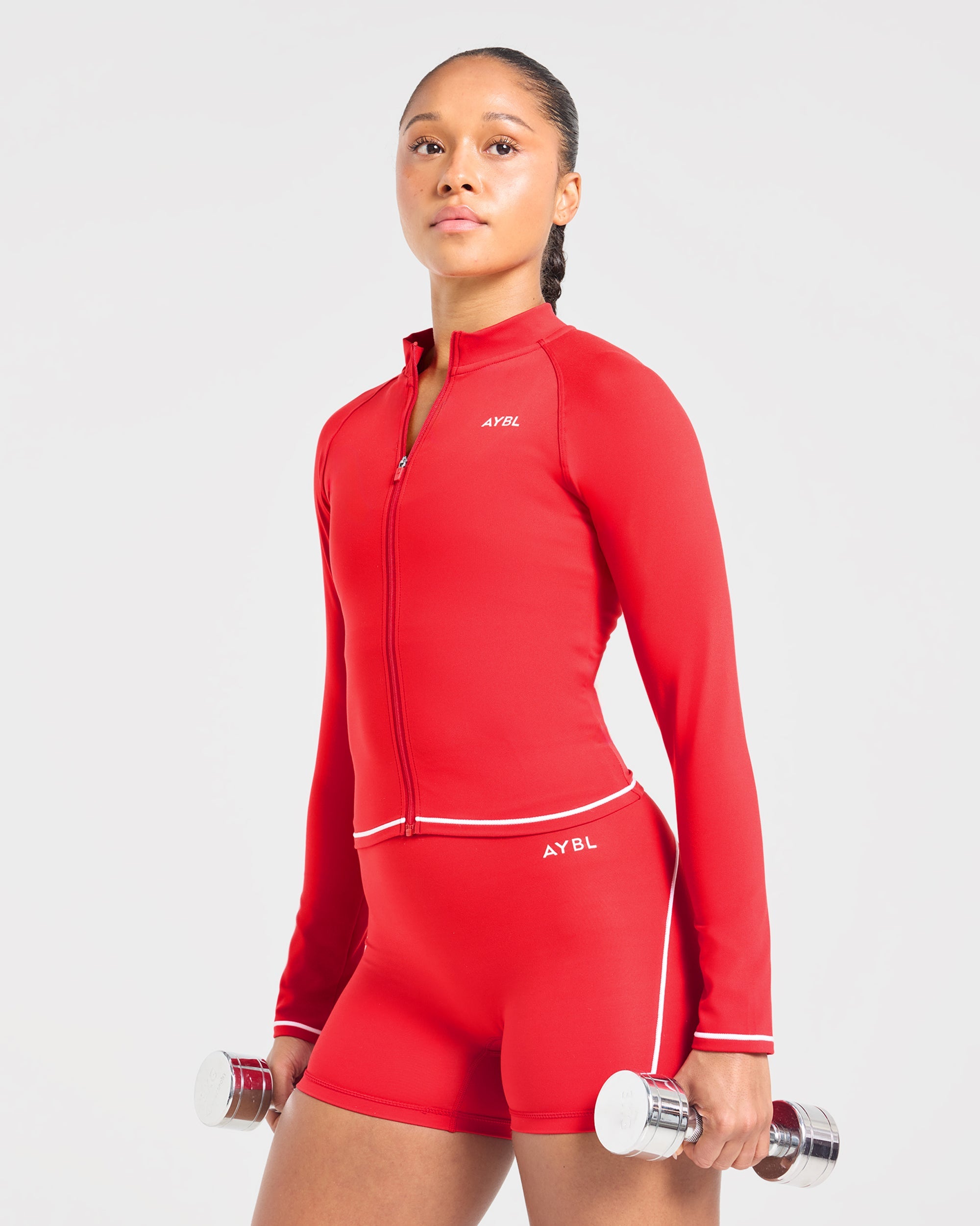 Form Zip Up Jacket - Rot