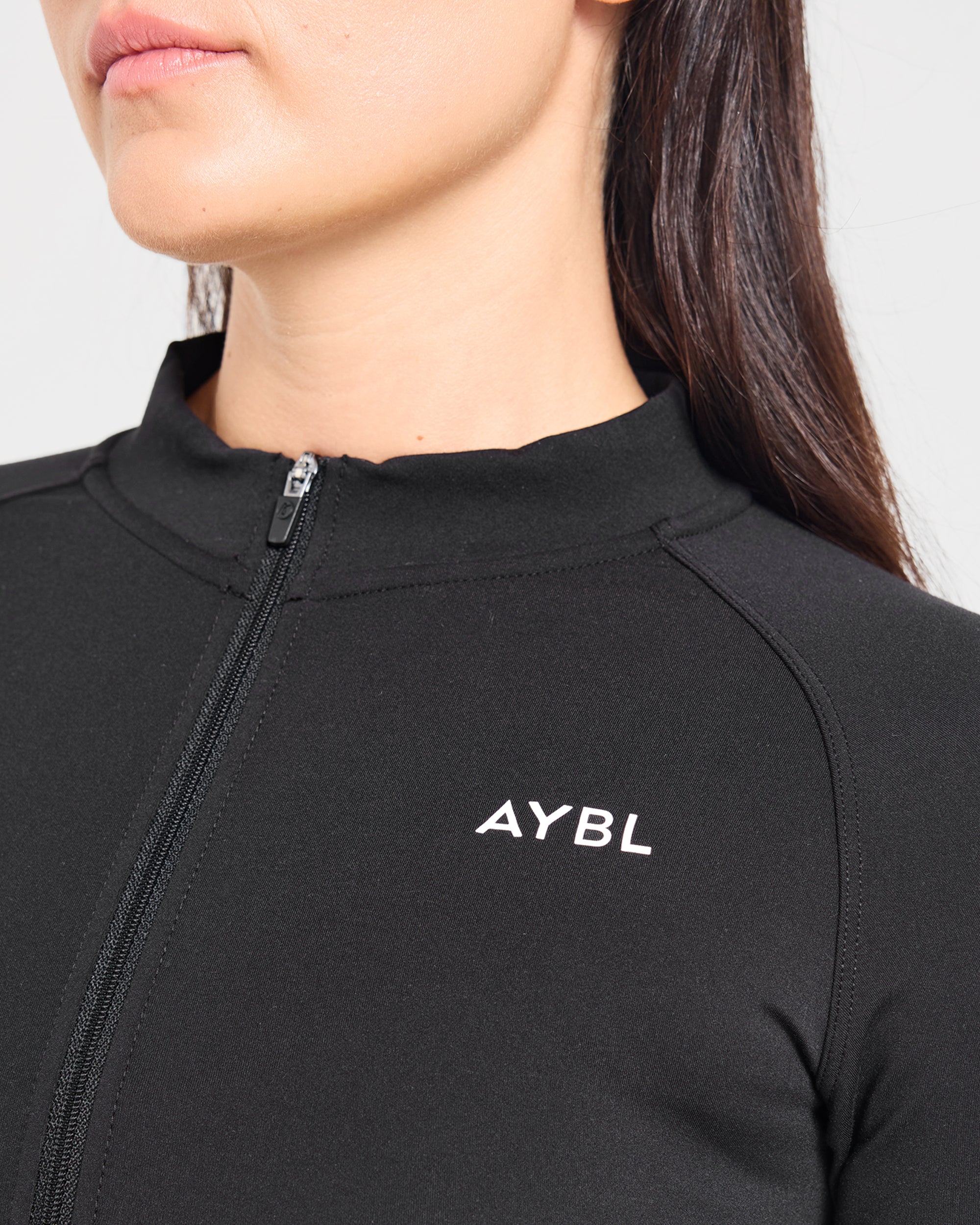 Form Zip Up Jacket - Schwarz