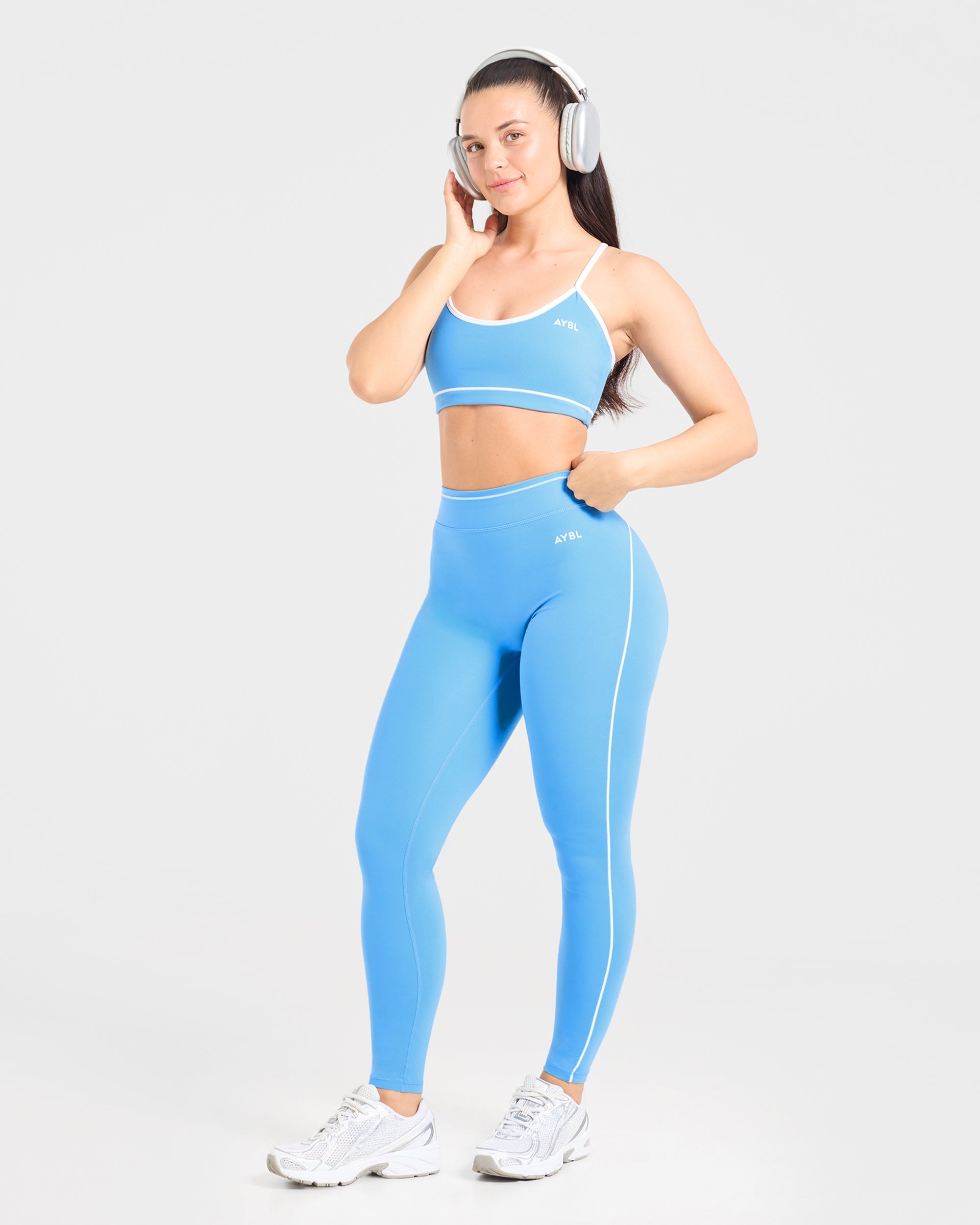 Form Leggings - Blau