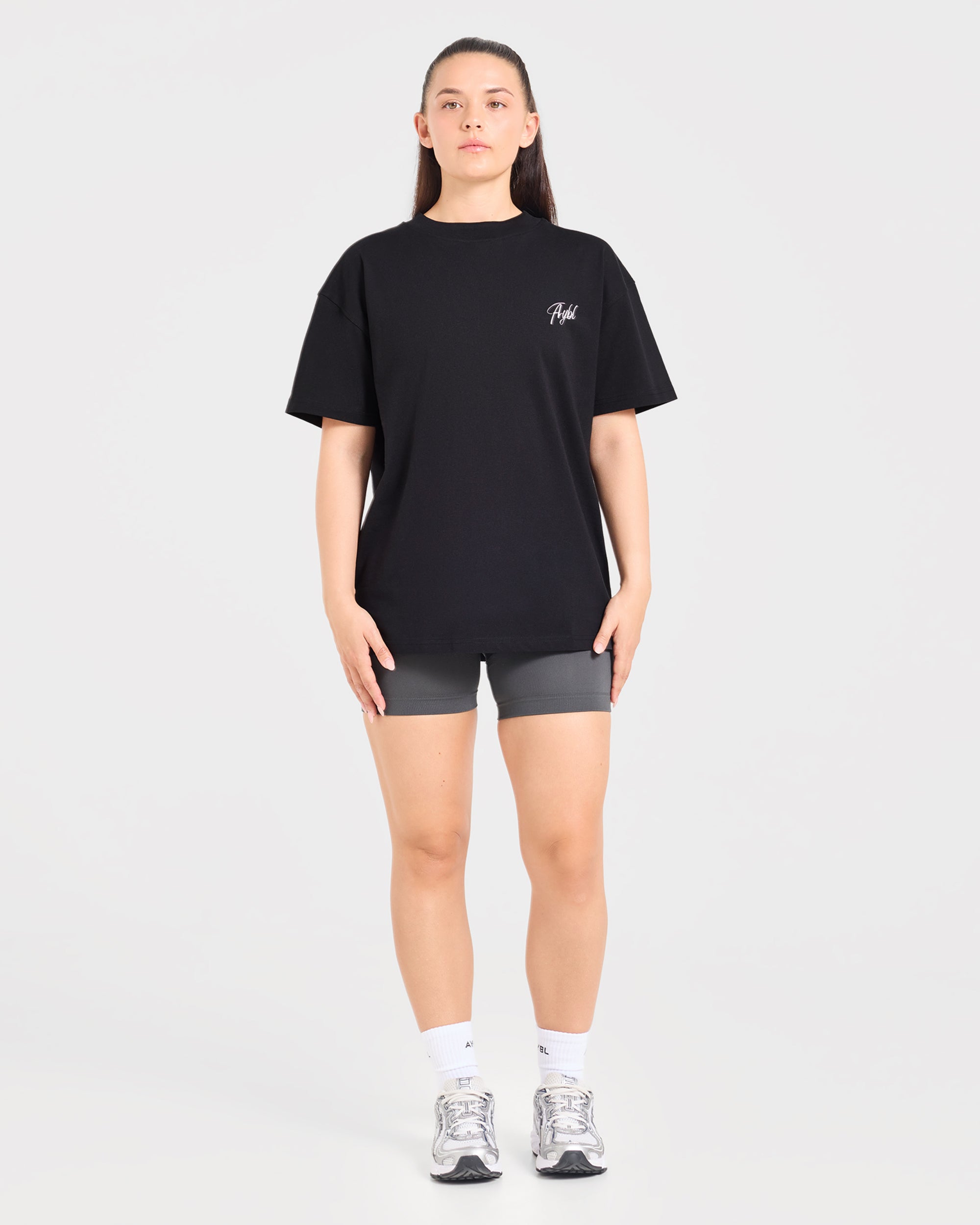 Lift Graphic 2.0 Oversized T Shirt - Schwarz