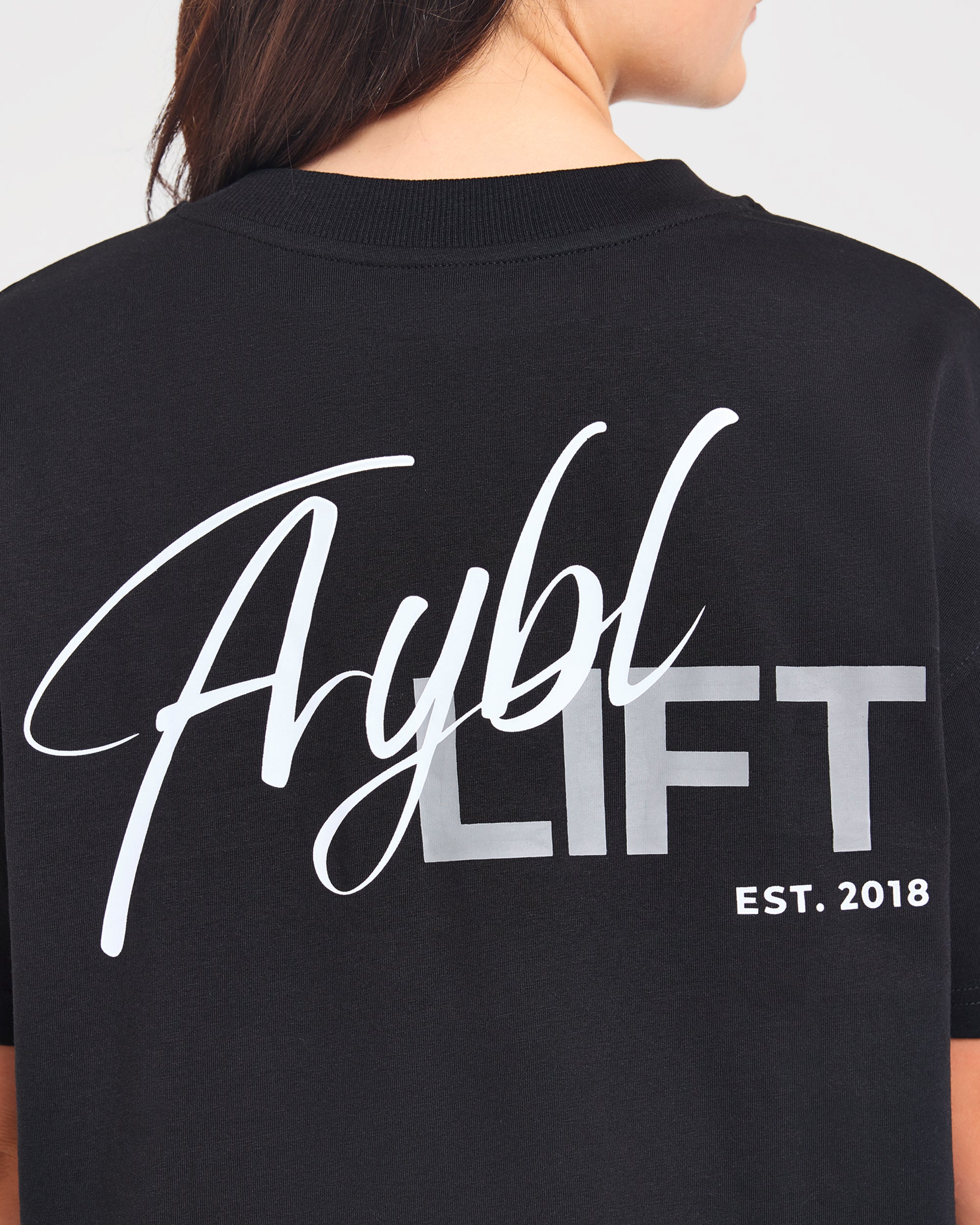Lift Graphic 2.0 Oversized T Shirt - Schwarz