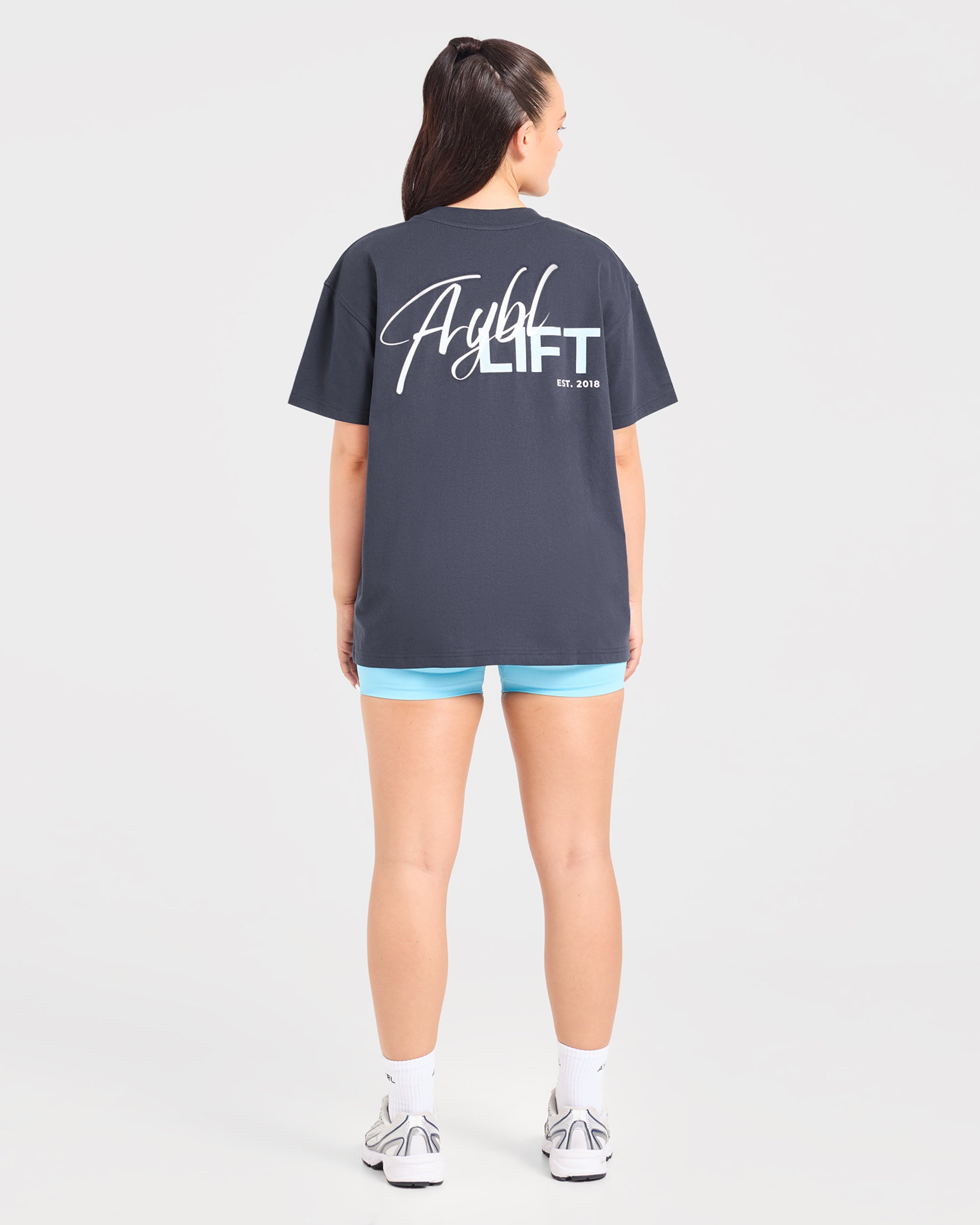 Lift Graphic 2.0 Oversized T Shirt - Navy