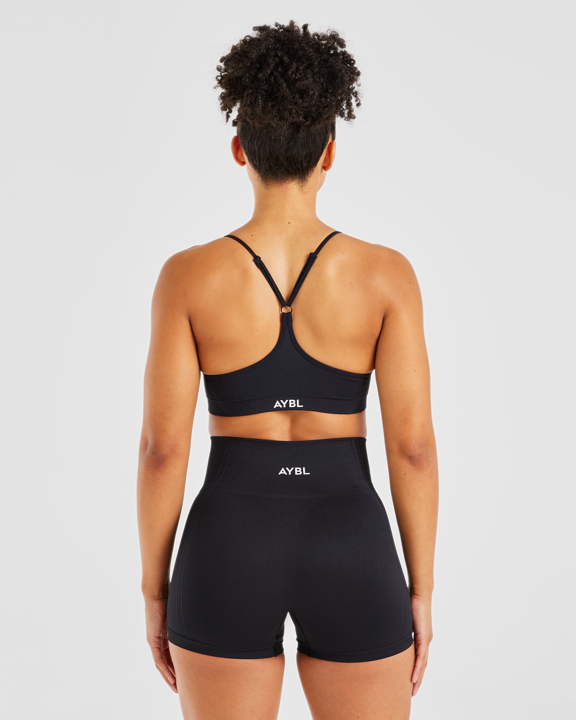 Balance V3 Seamless Strappy Sports Bra - Schwarz