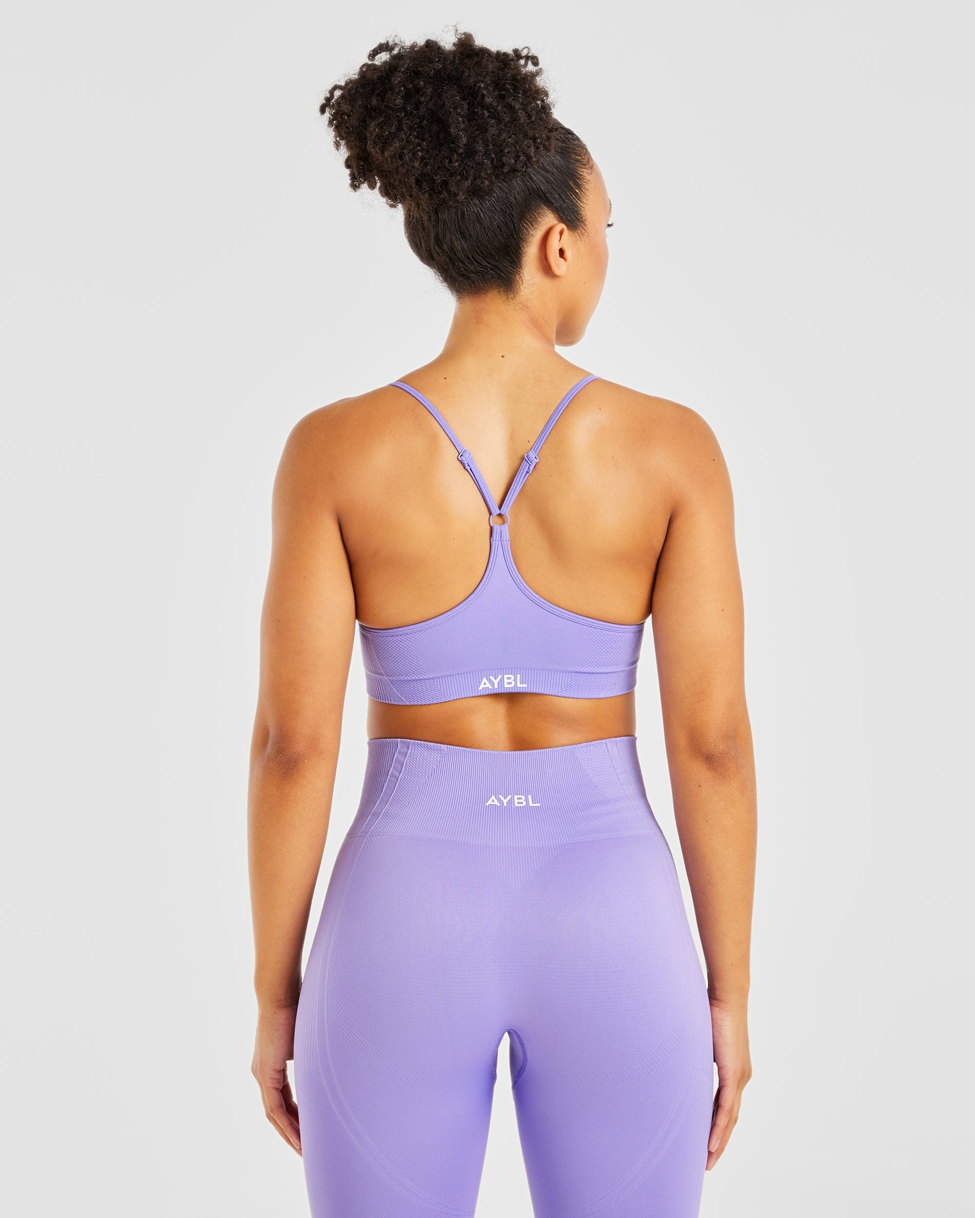 Balance V3 Seamless Strappy Sports Bra - Lavender Violett