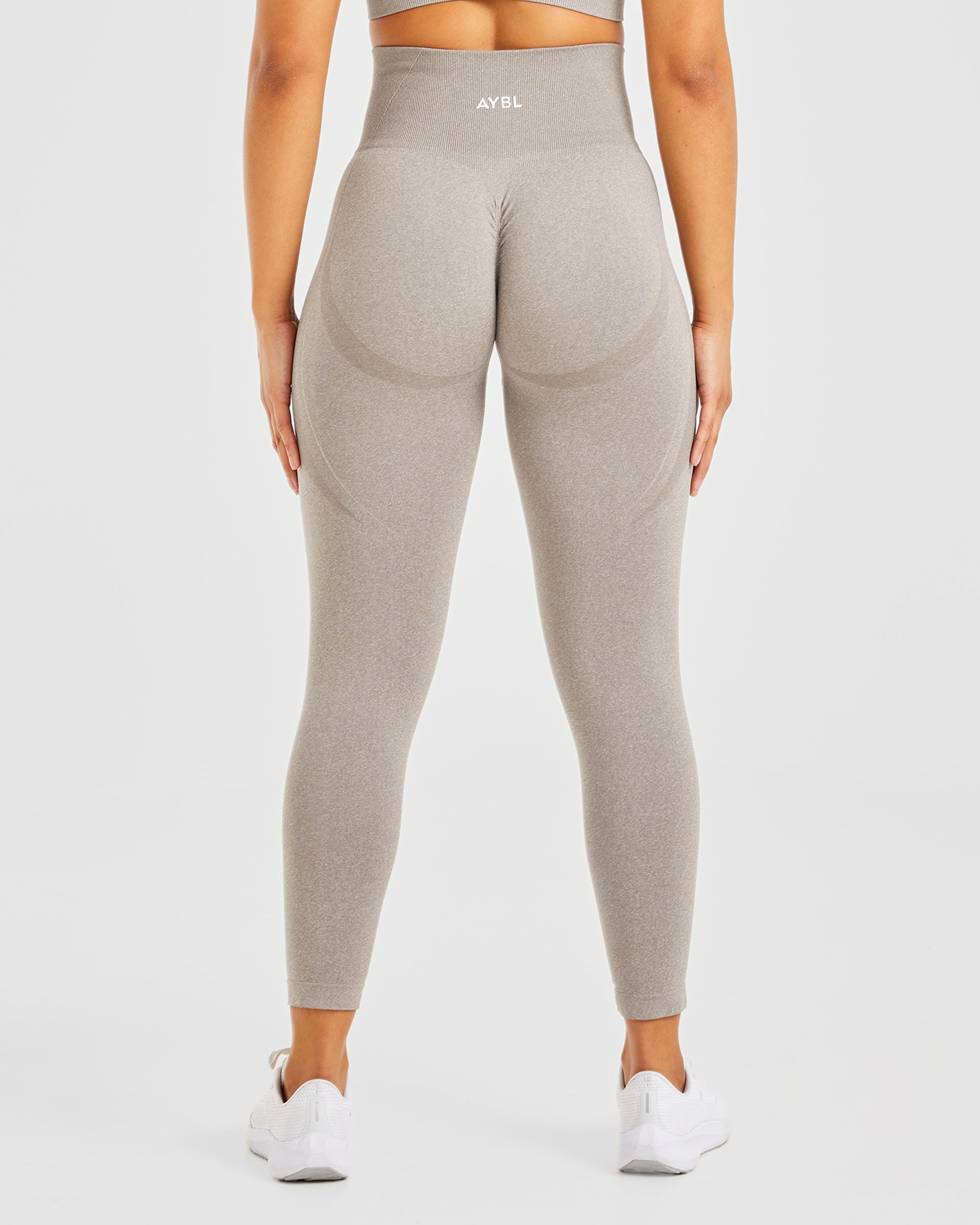 Empower Seamless Leggings - Taupe Marl