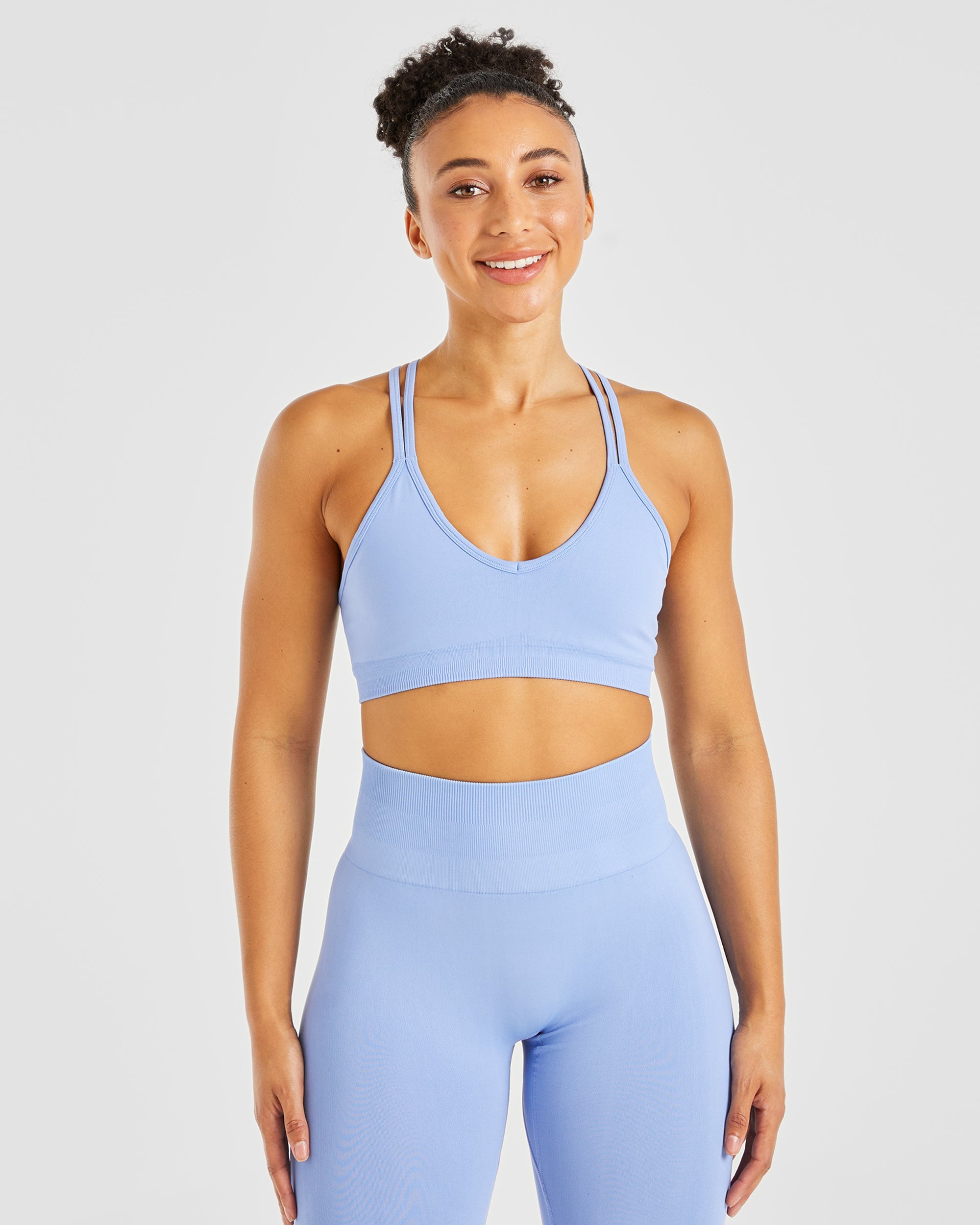 Power Seamless Sports Bra - Blau