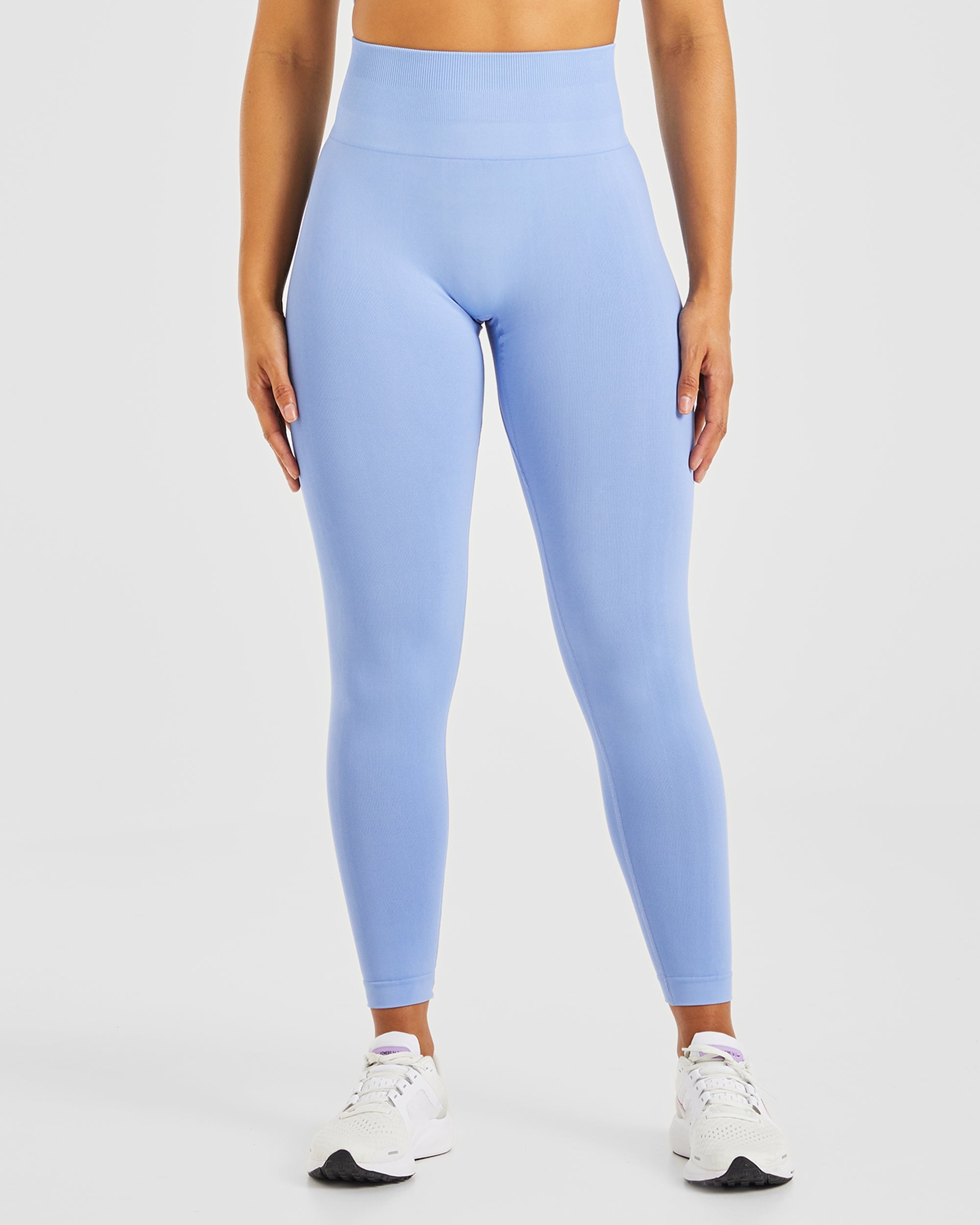 Power Seamless Leggings - Blau