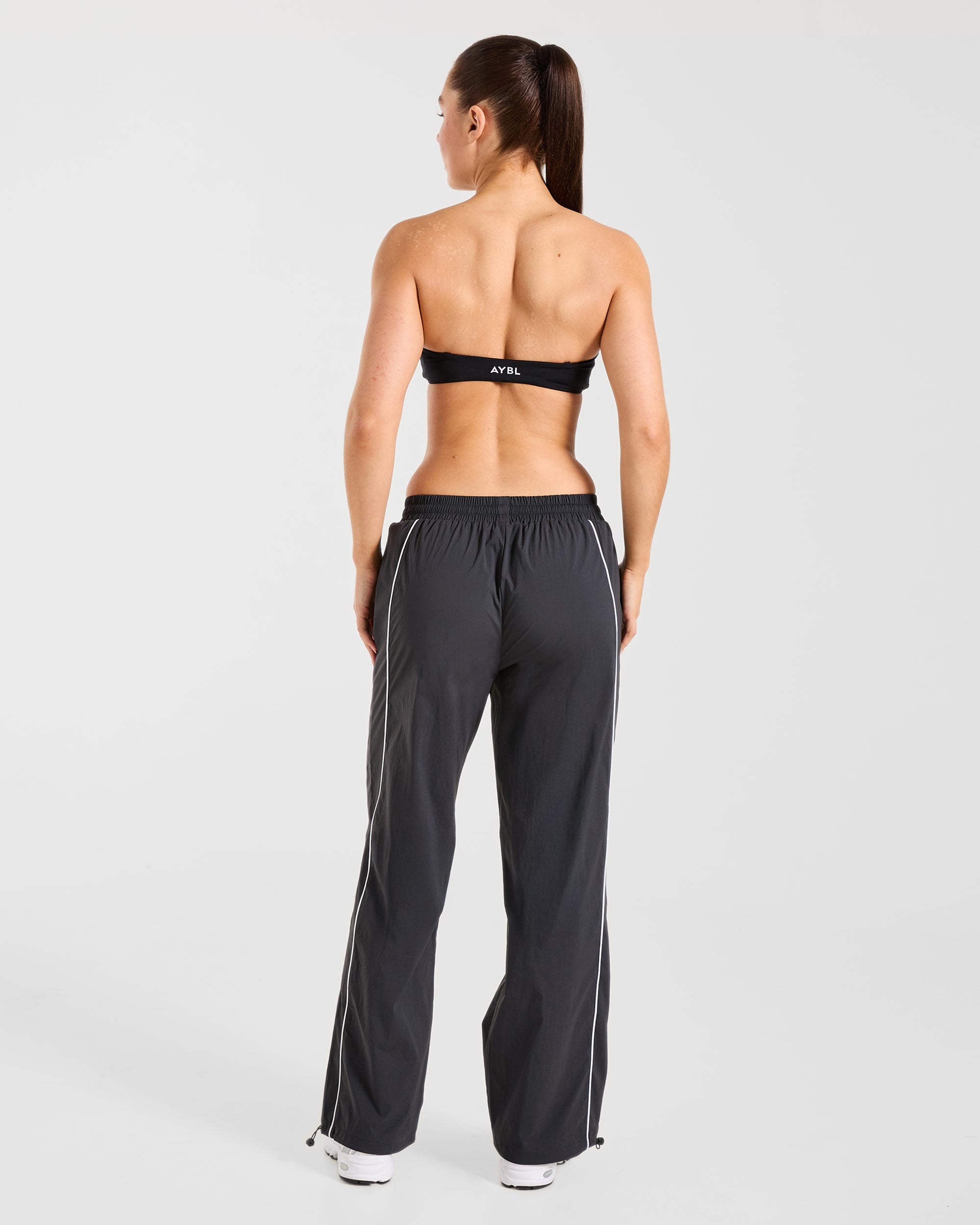 Retro Track Joggers - Schwarz