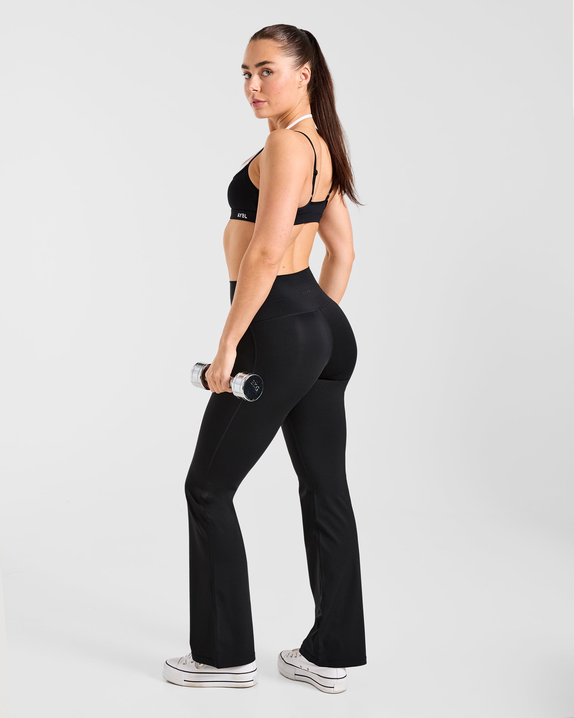 Sculpt Flared Leggings - Schwarz