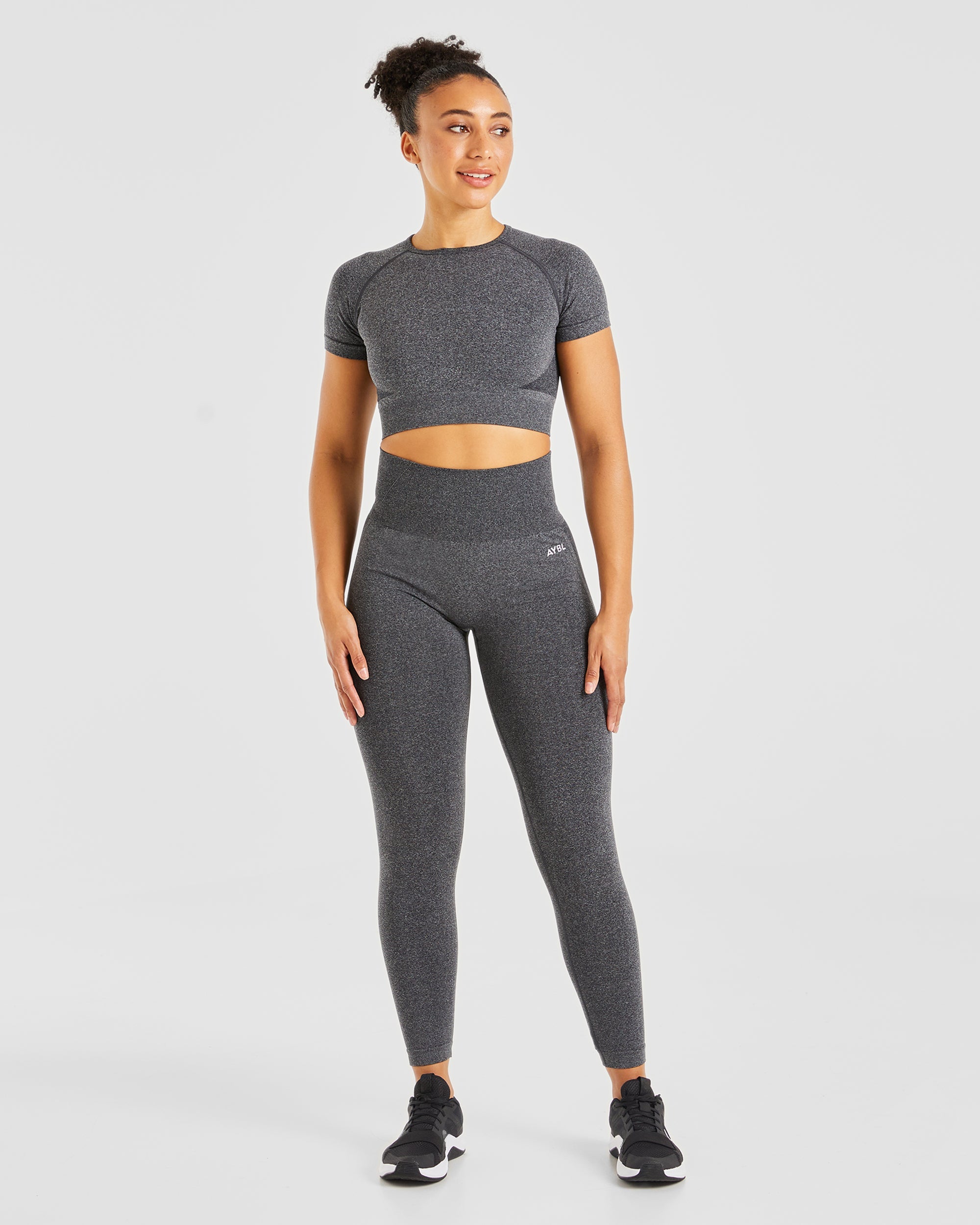 Empower Seamless Leggings - Schwarz Marl