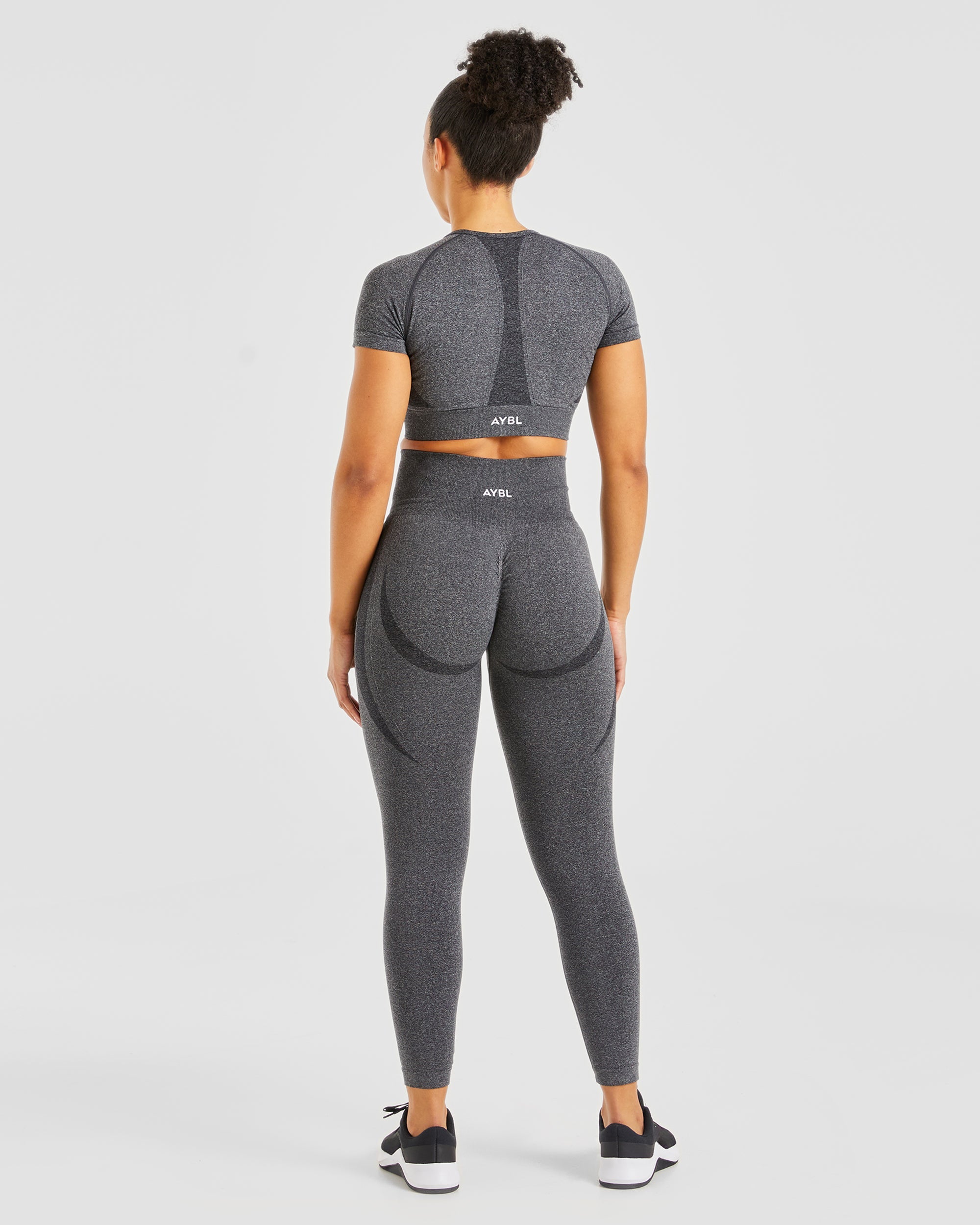 Empower Seamless Leggings - Schwarz Marl