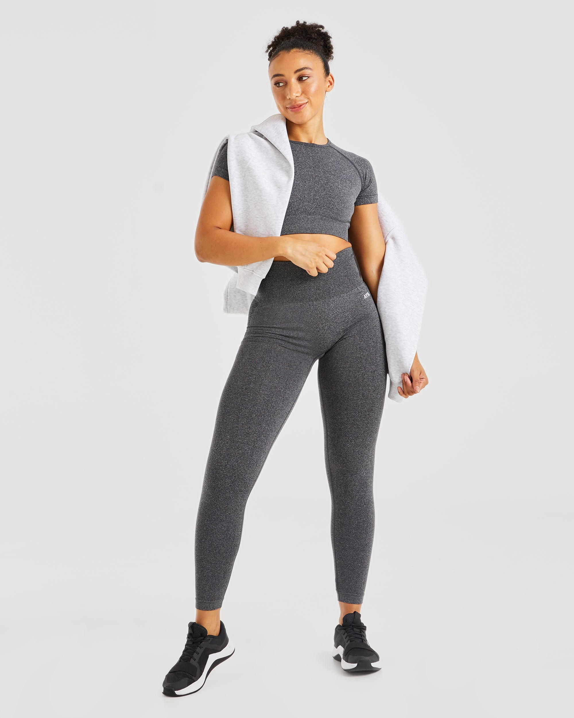 Empower Seamless Leggings - Schwarz Marl