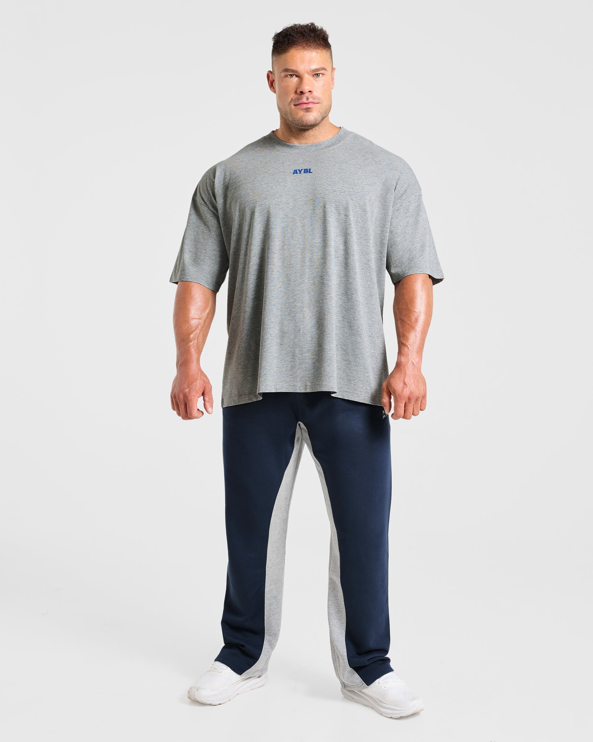 Wesley Vissers x AYBL Dutch Oak Oversized T Shirt - Mid Marl Grau