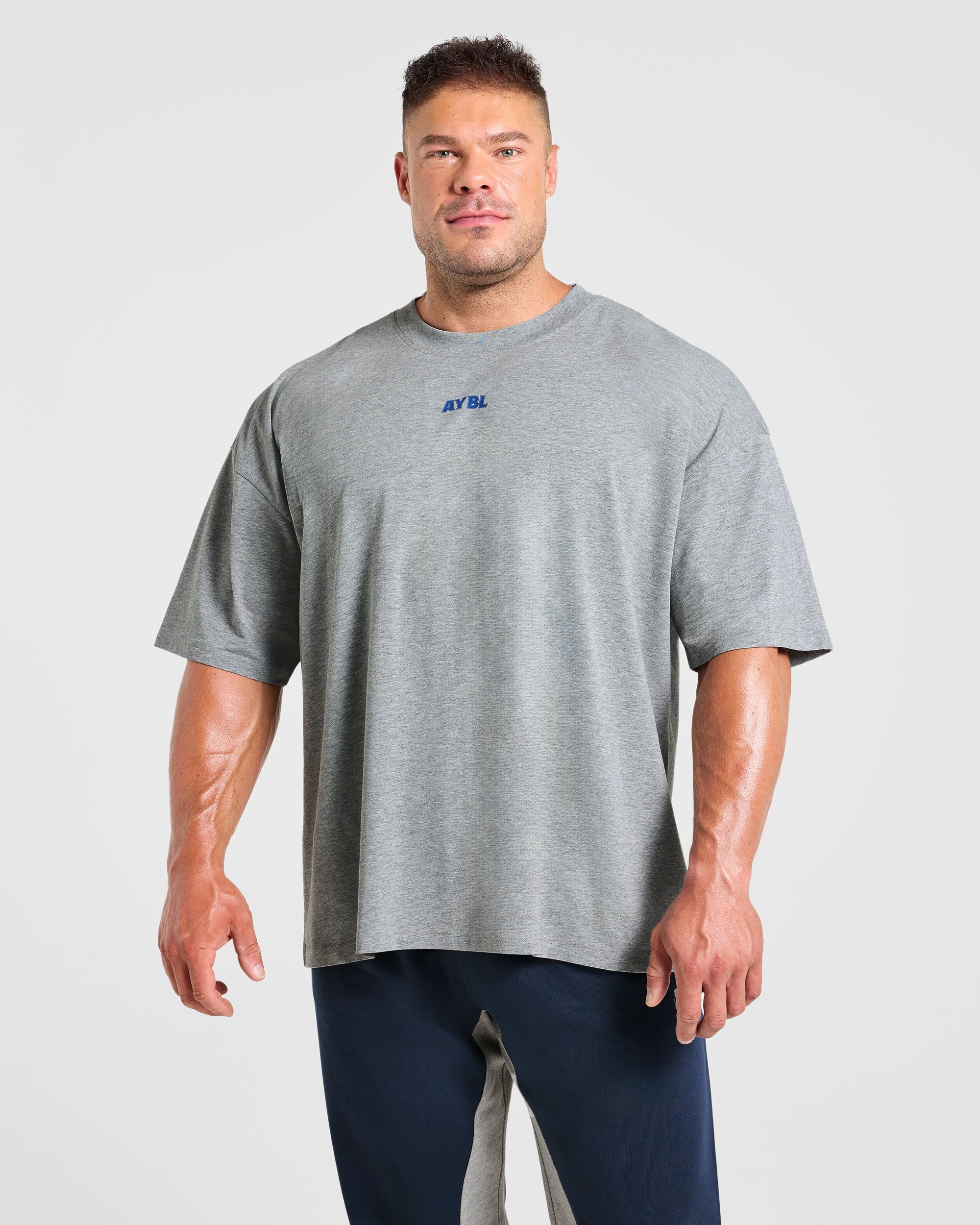 Wesley Vissers x AYBL Dutch Oak Oversized T Shirt - Mid Marl Grau