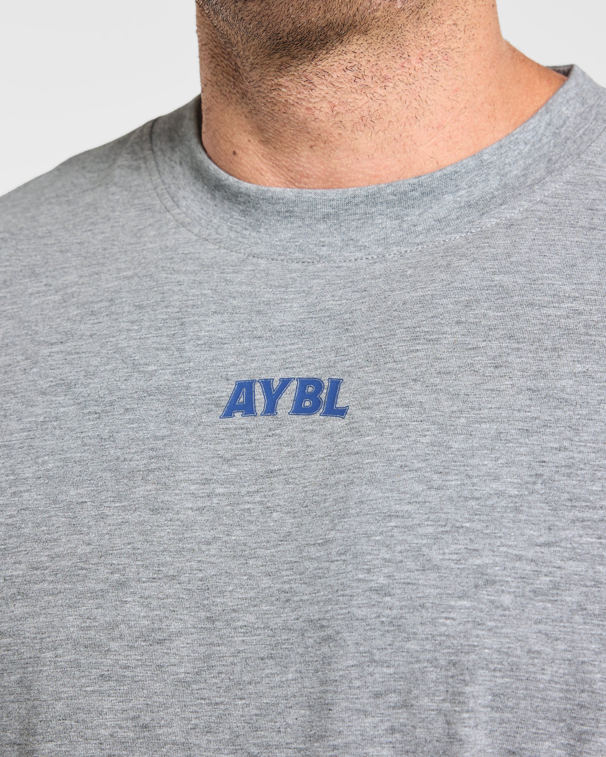 Wesley Vissers x AYBL Dutch Oak Oversized T Shirt - Mid Marl Grau