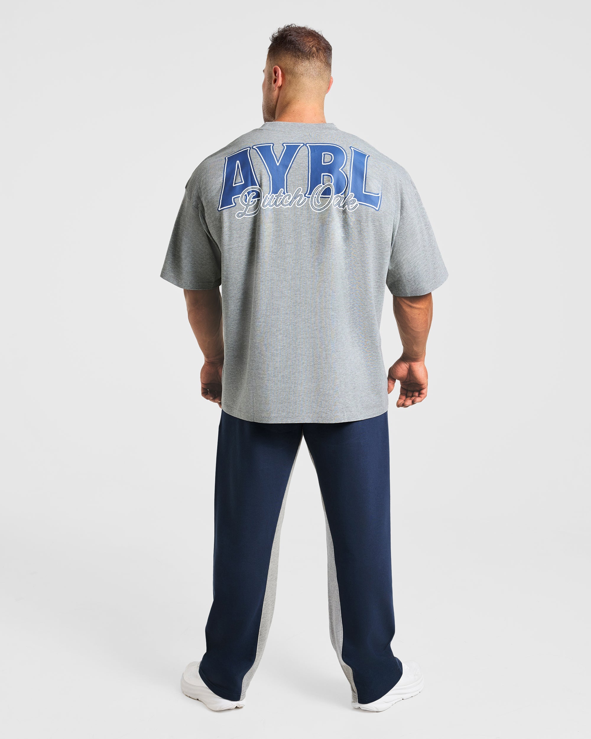 Wesley Vissers x AYBL Dutch Oak Oversized T Shirt - Mid Marl Grau