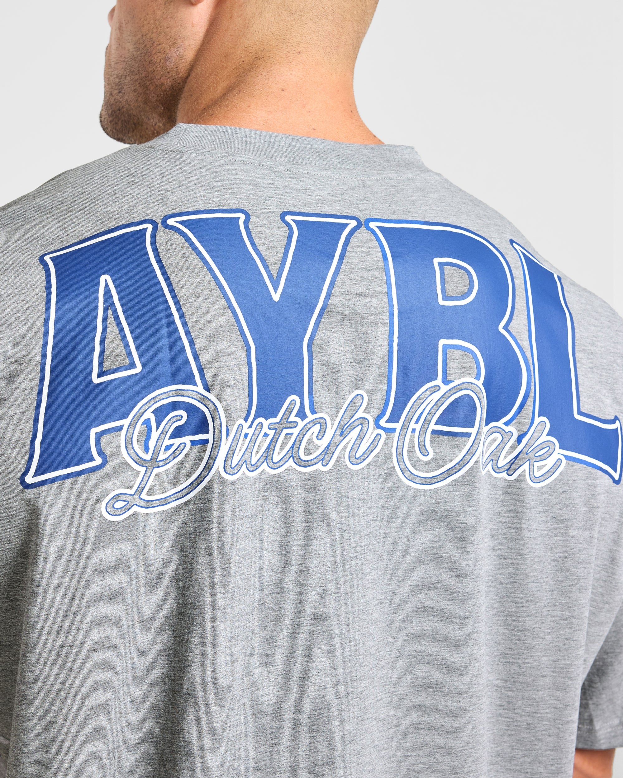 Wesley Vissers x AYBL Dutch Oak Oversized T Shirt - Mid Marl Grau