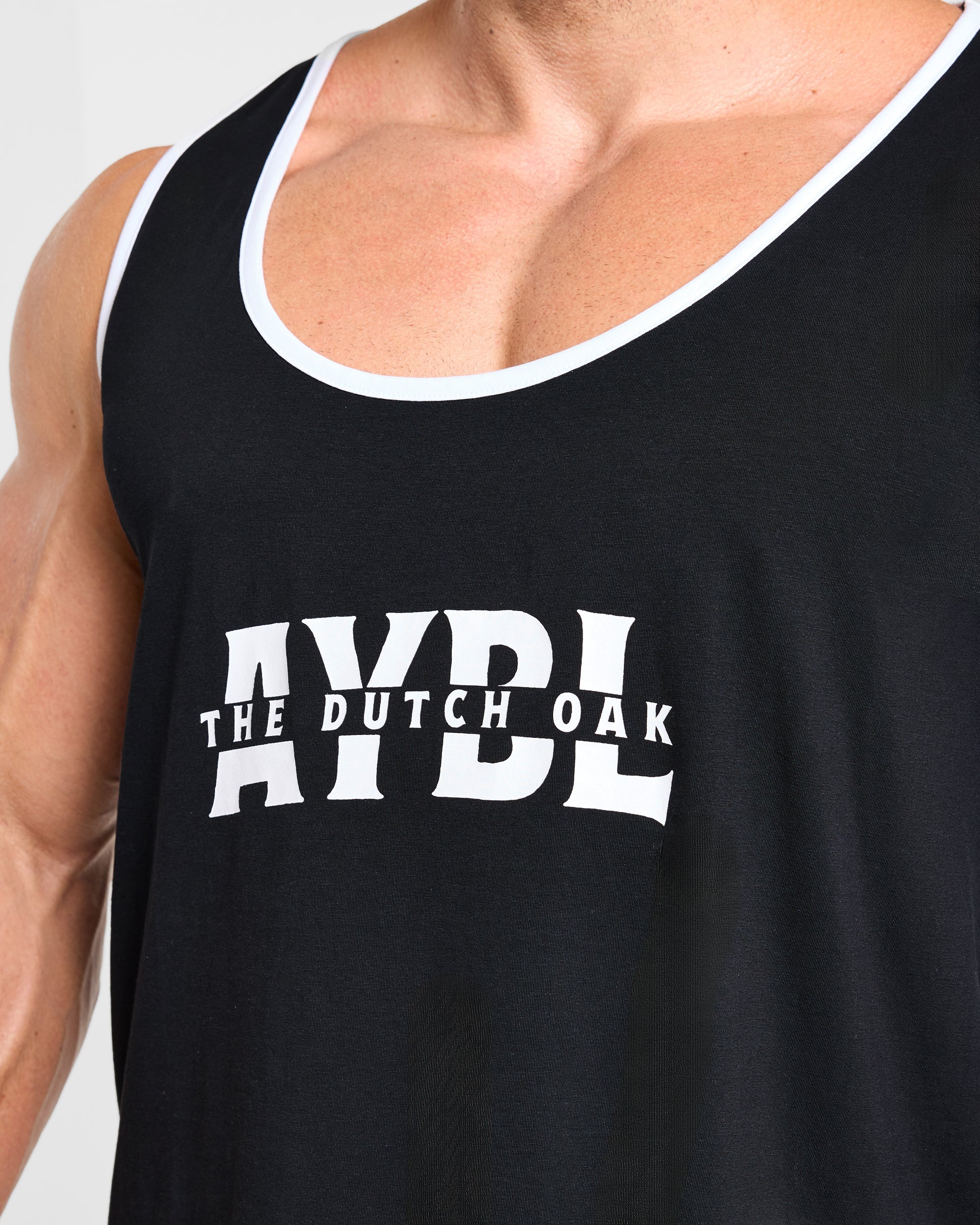 Wesley Vissers x Contrast Tank - Schwarz
