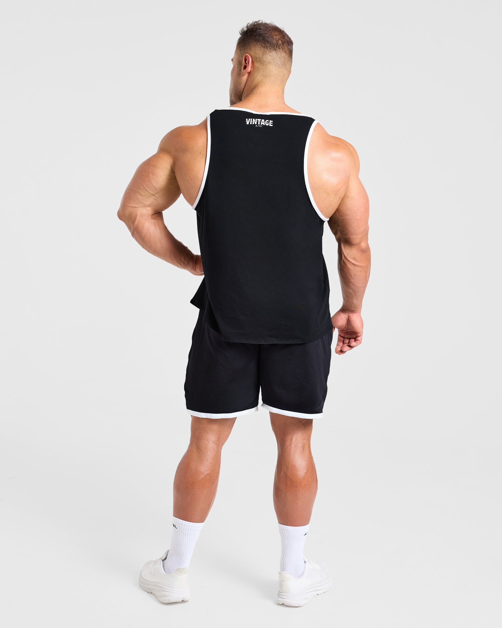 Wesley Vissers x Contrast Tank - Schwarz