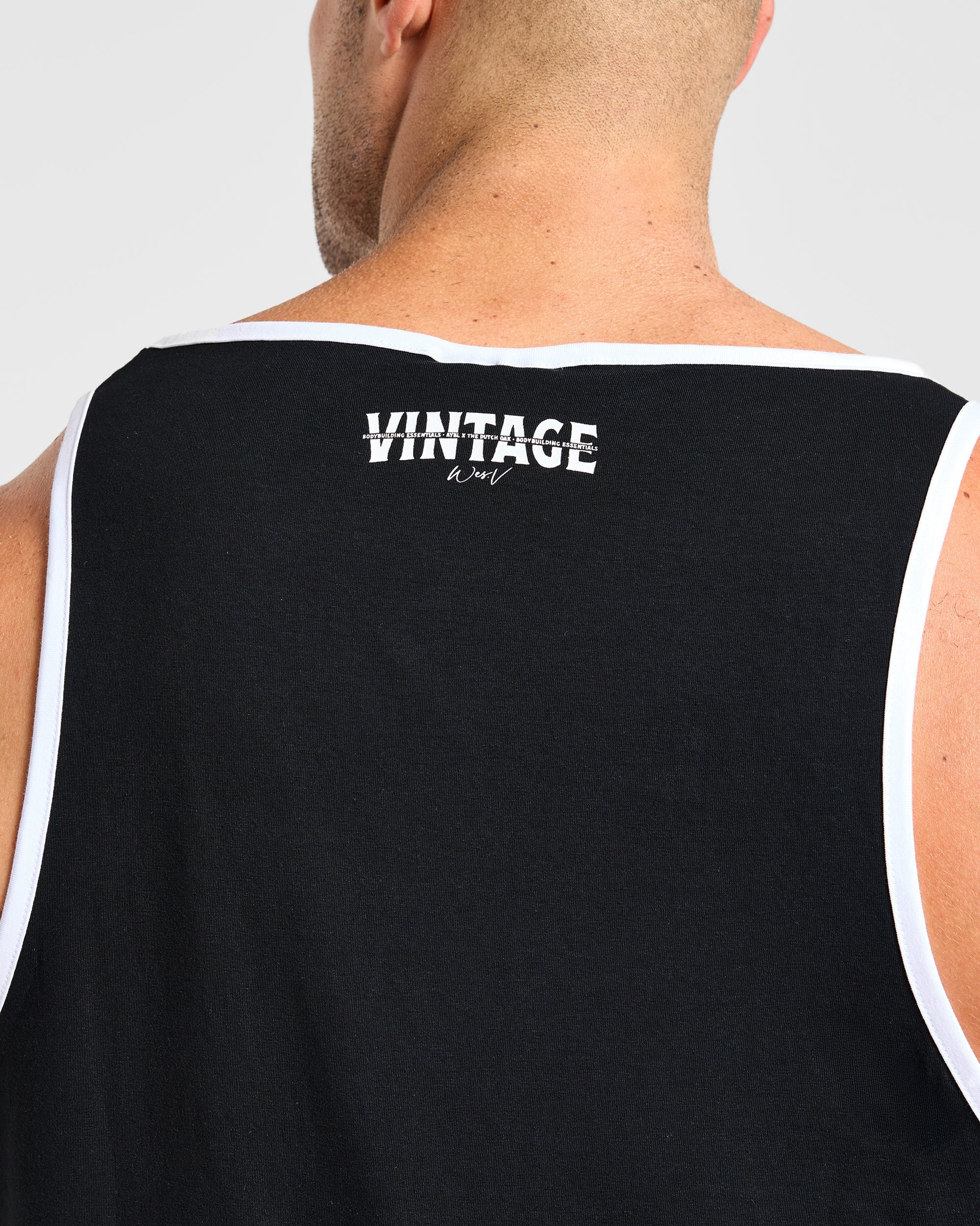 Wesley Vissers x Contrast Tank - Schwarz