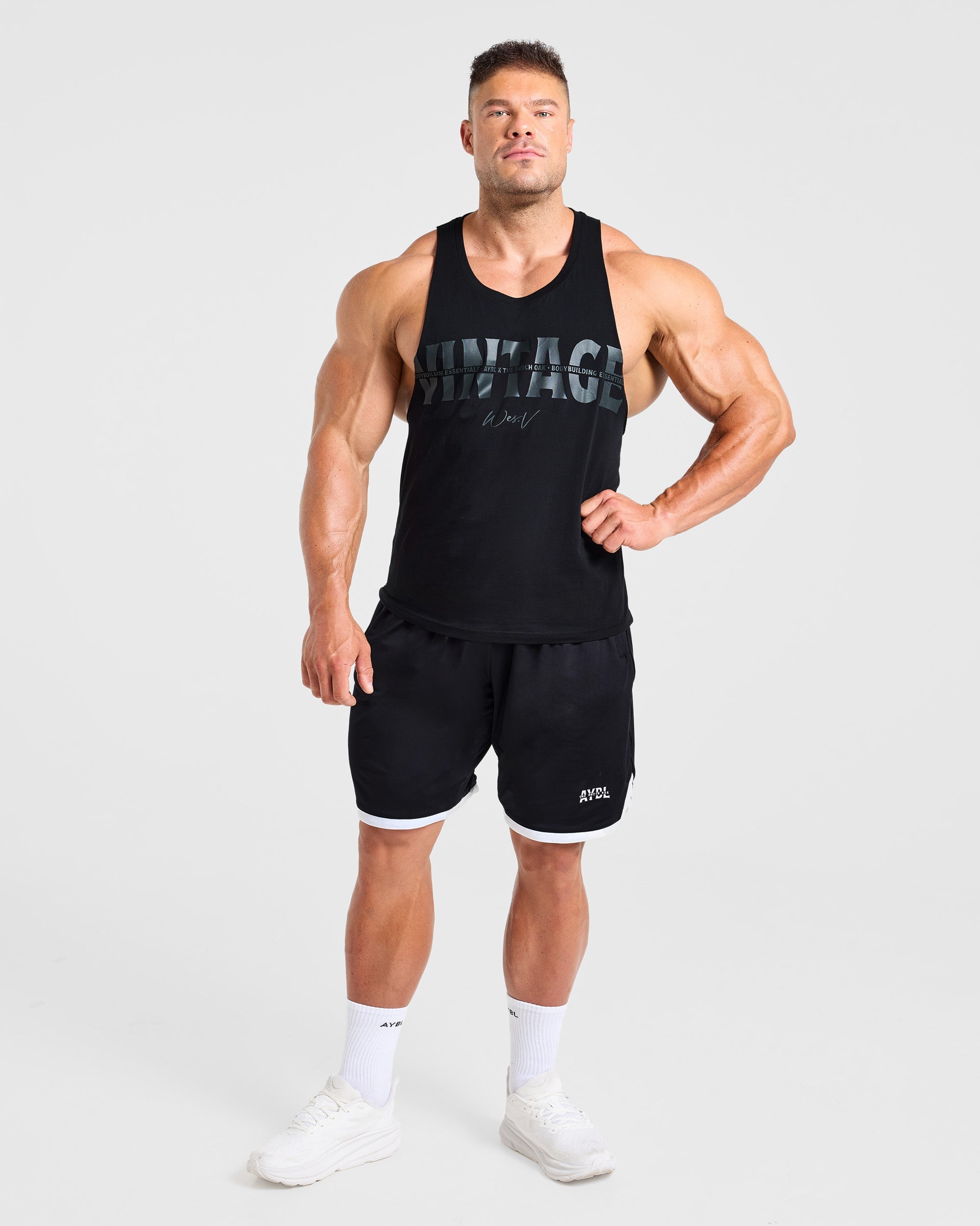 Wesley Vissers x Vintage Loose Stringer - Schwarz