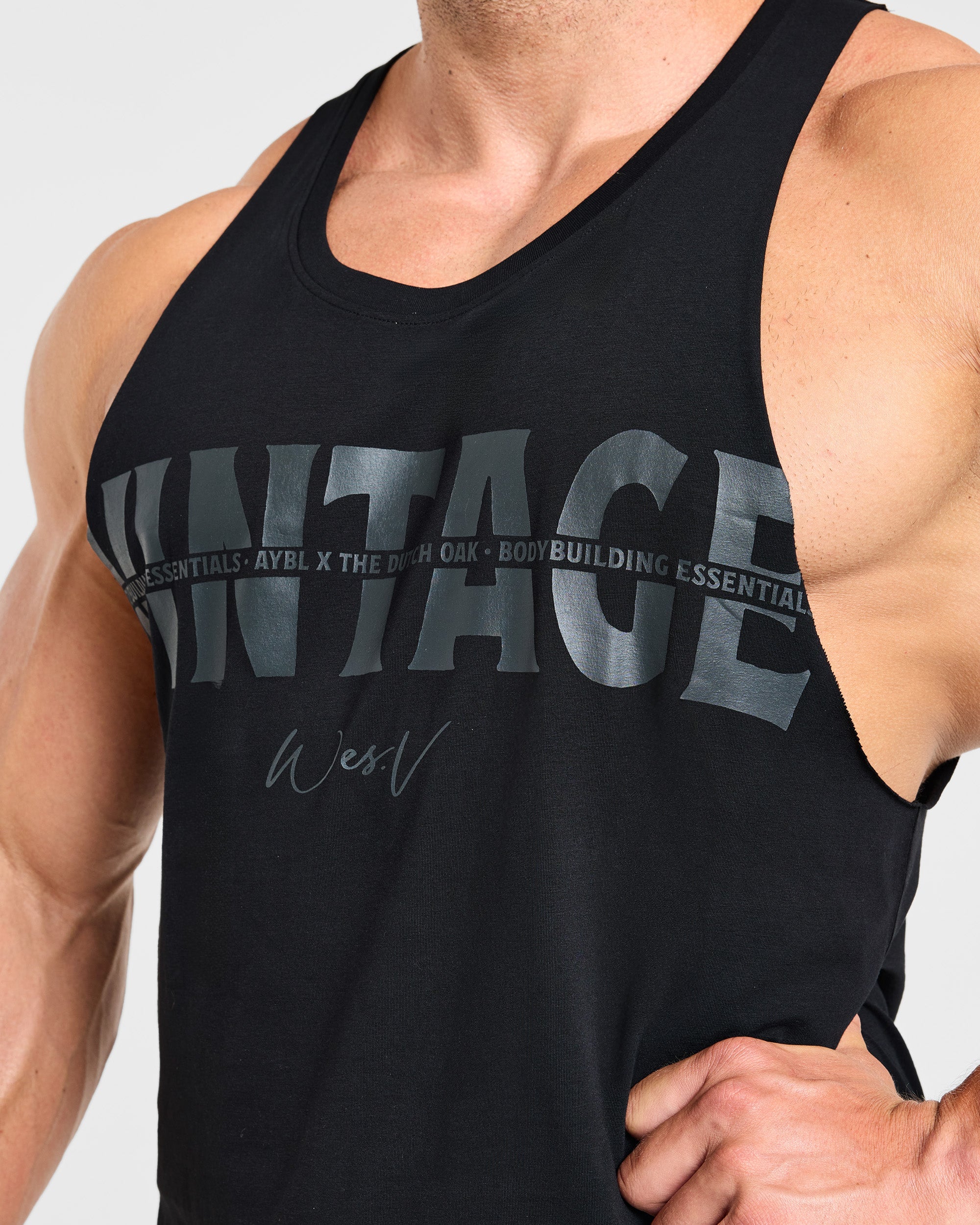 Wesley Vissers x Vintage Loose Stringer - Schwarz