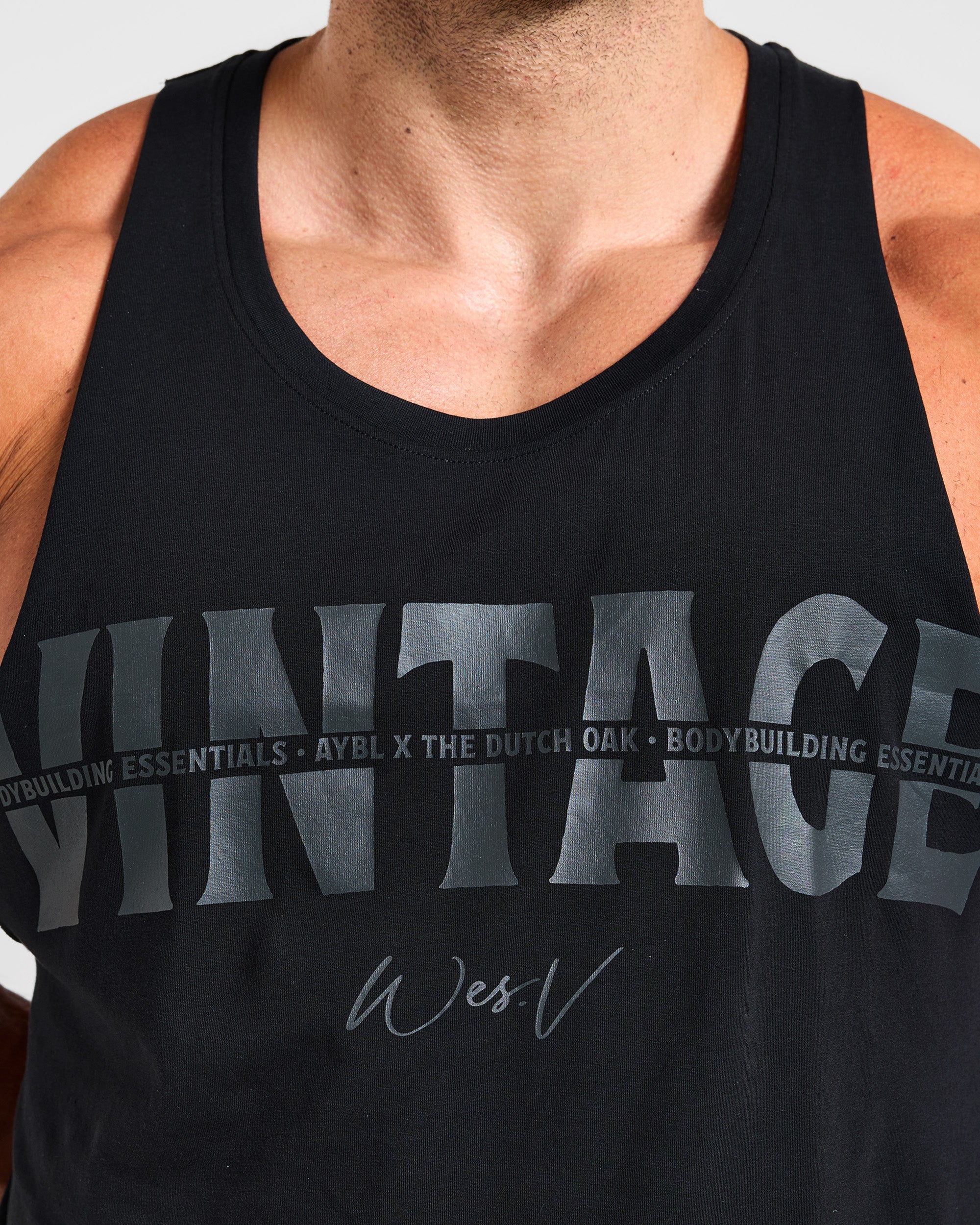 Wesley Vissers x Vintage Loose Stringer - Schwarz