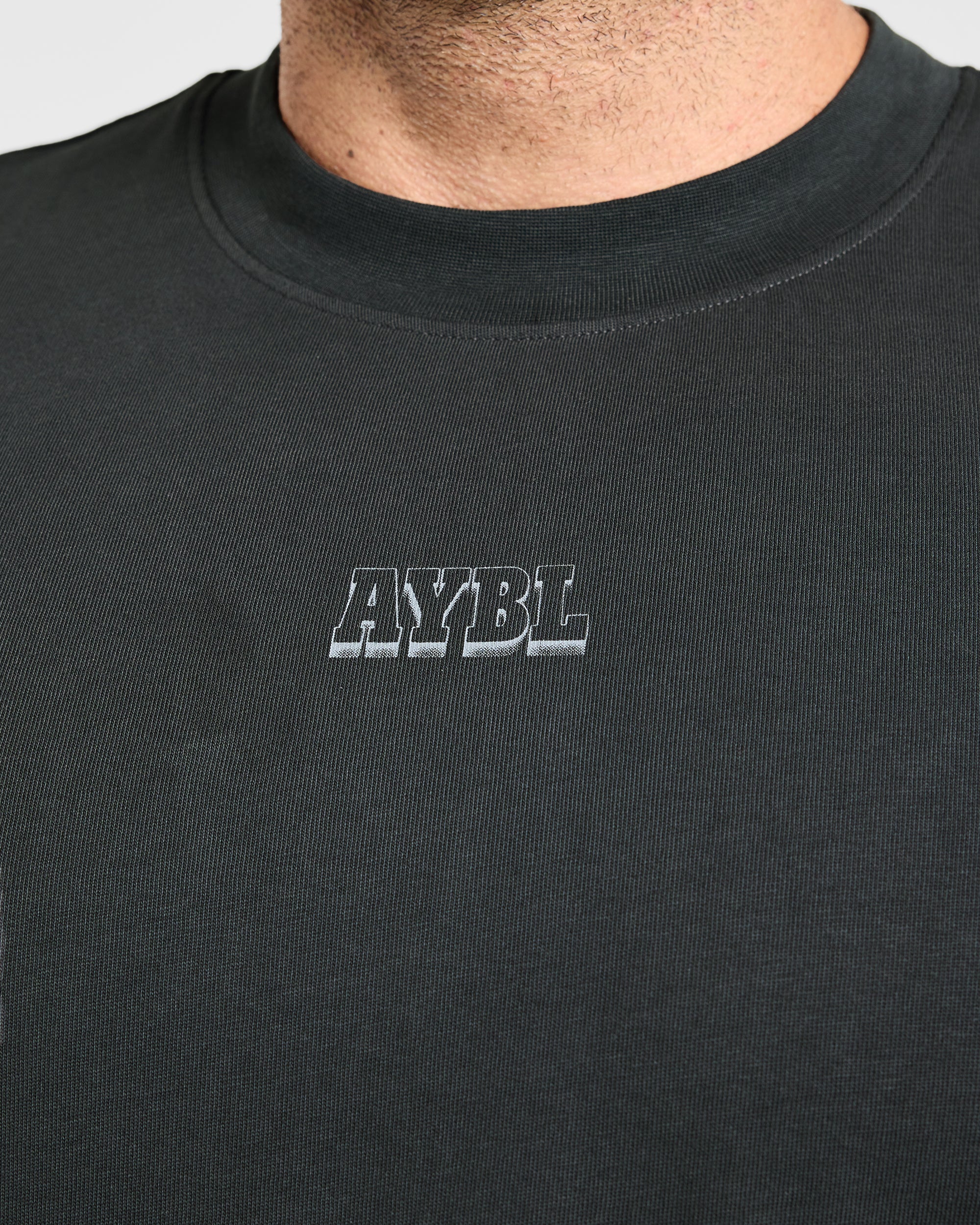 Wesley Vissers x AYBL Iron Works Oversized T Shirt - Grau