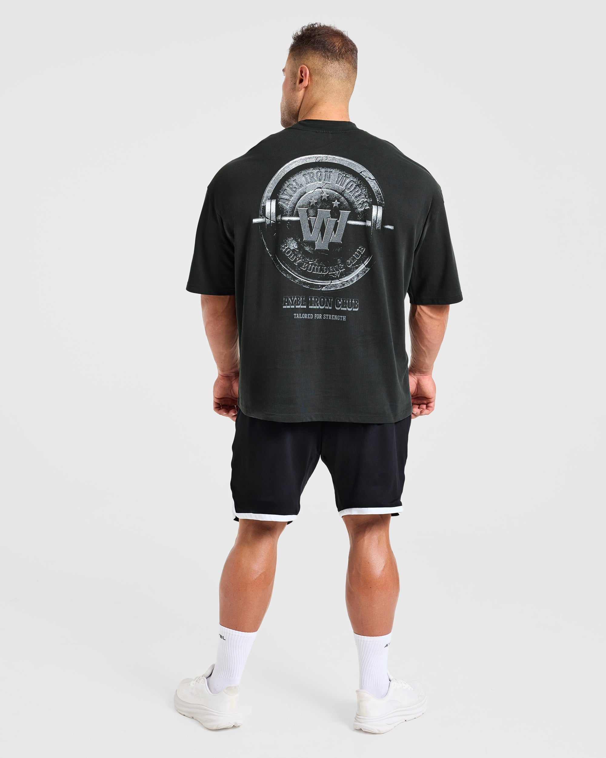 Wesley Vissers x AYBL Iron Works Oversized T Shirt - Grau