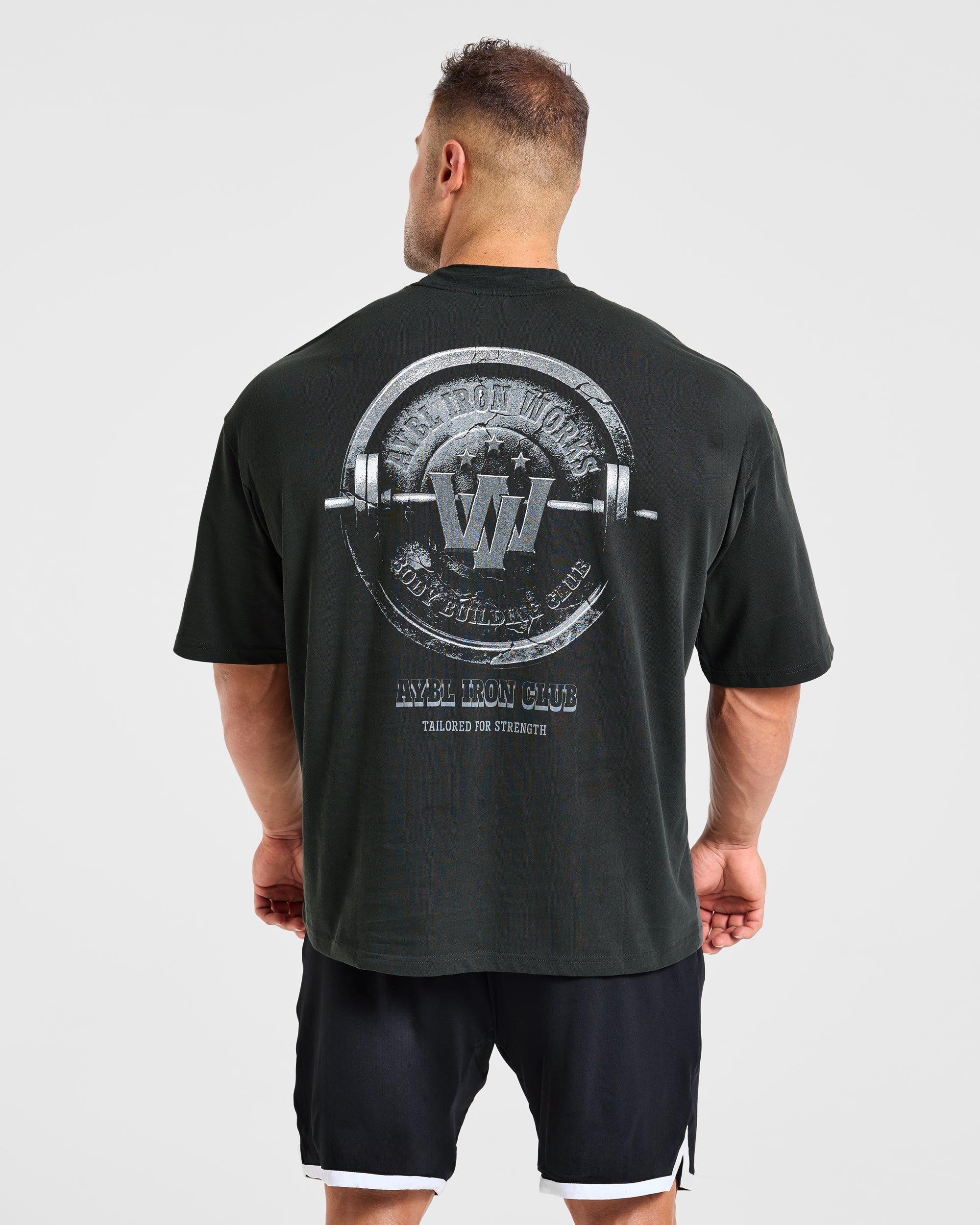 Wesley Vissers x AYBL Iron Works Oversized T Shirt - Grau
