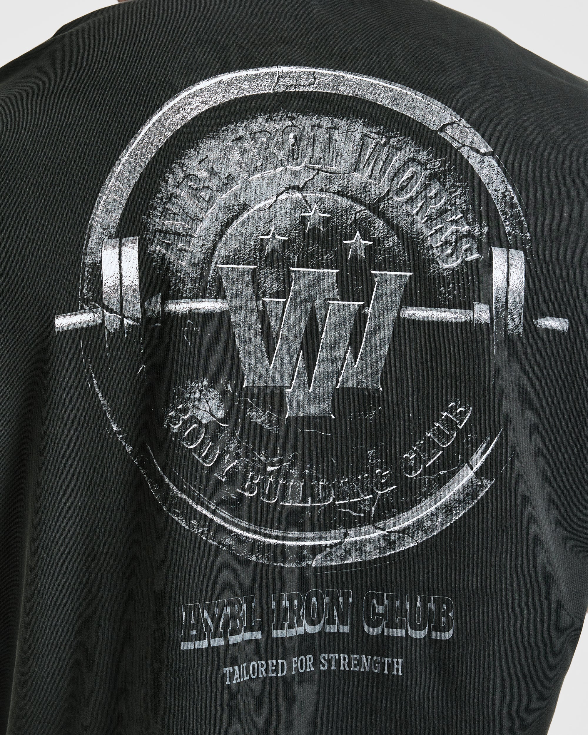 Wesley Vissers x AYBL Iron Works Oversized T Shirt - Grau