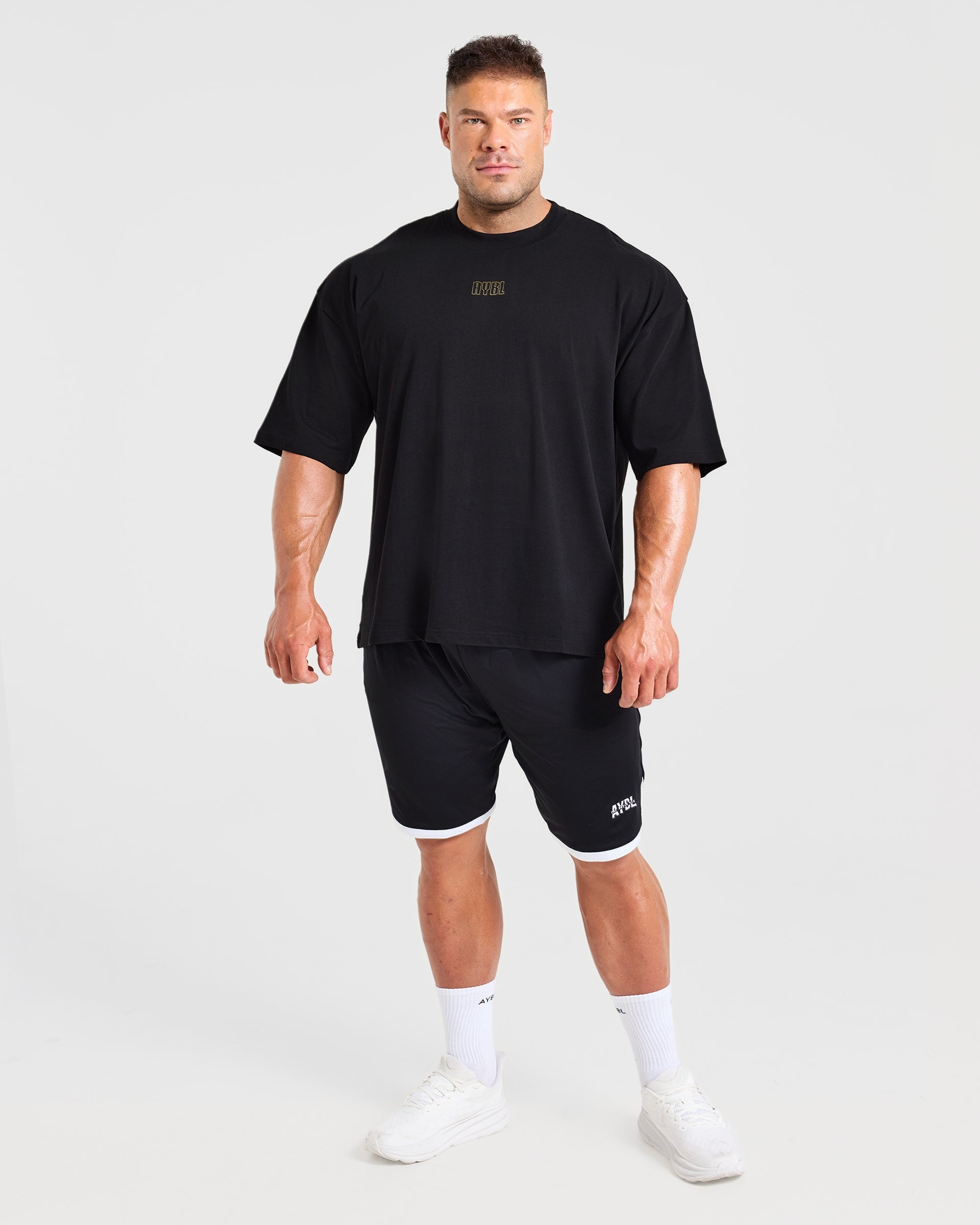 Wesley Vissers x Rooted in Greatness Oversized T Shirt - Schwarz