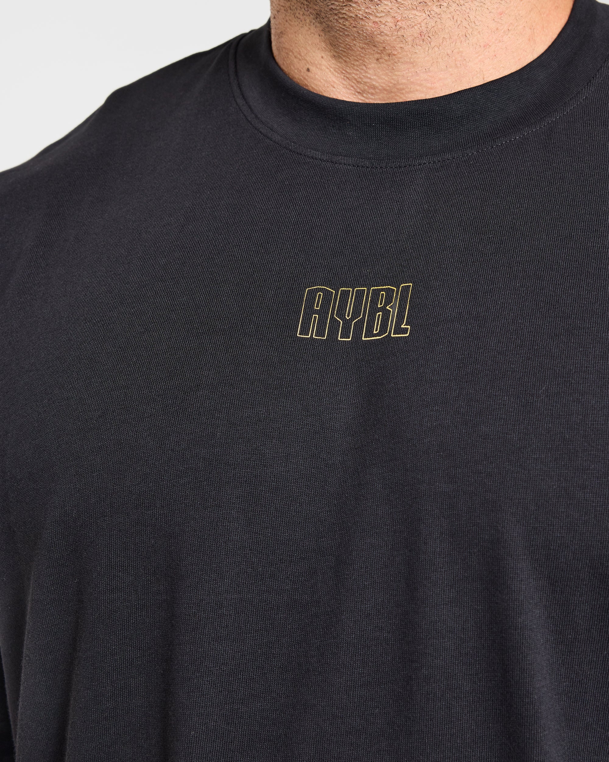 Wesley Vissers x Rooted in Greatness Oversized T Shirt - Schwarz