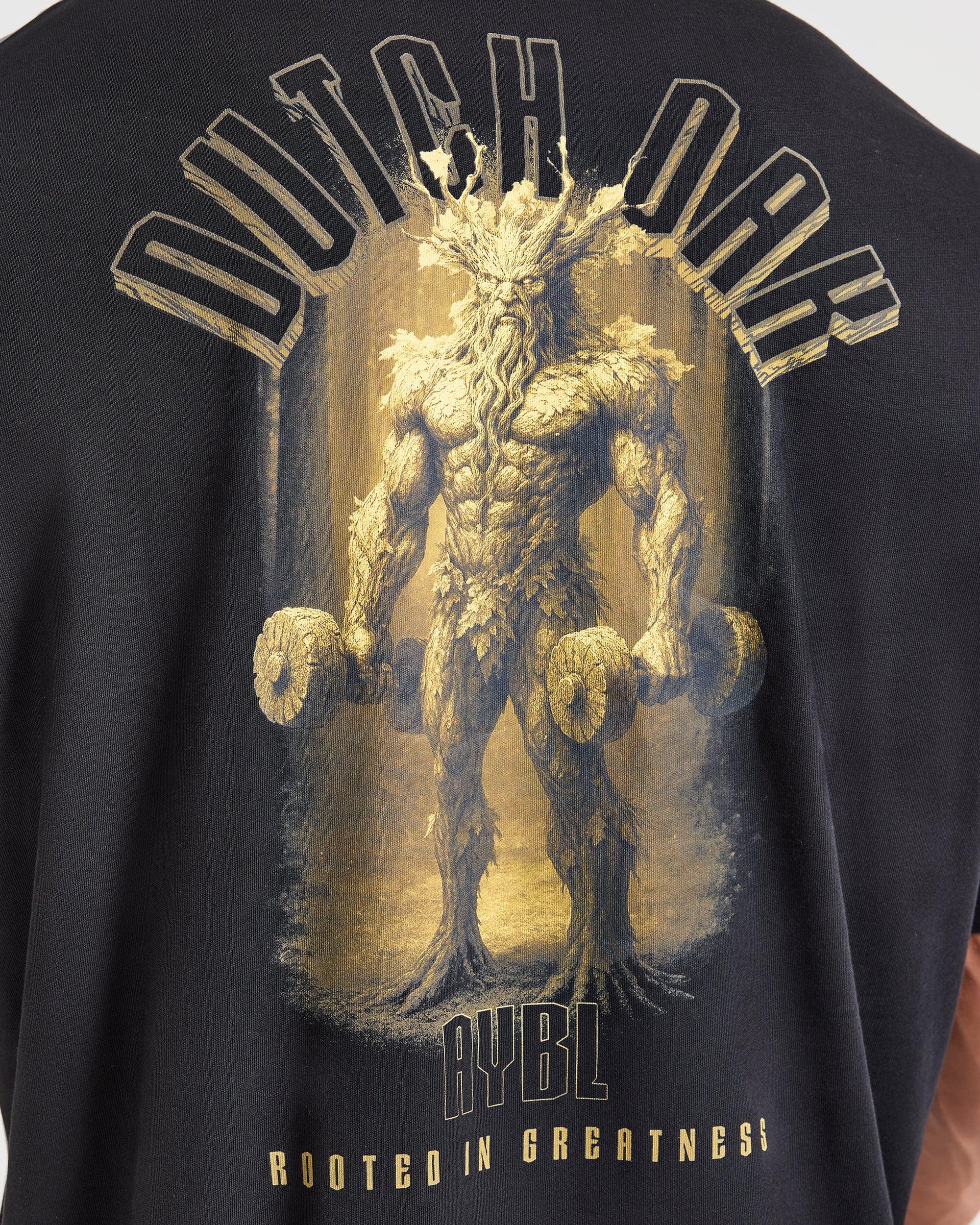 Wesley Vissers x Rooted in Greatness Oversized T Shirt - Schwarz