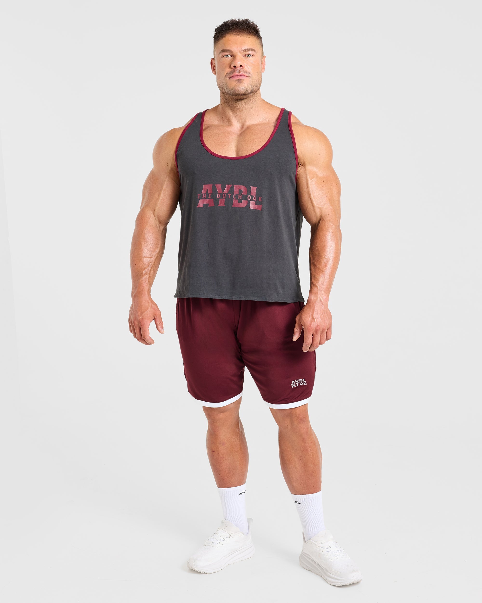 Wesley Vissers x Contrast Tank - Charcoal