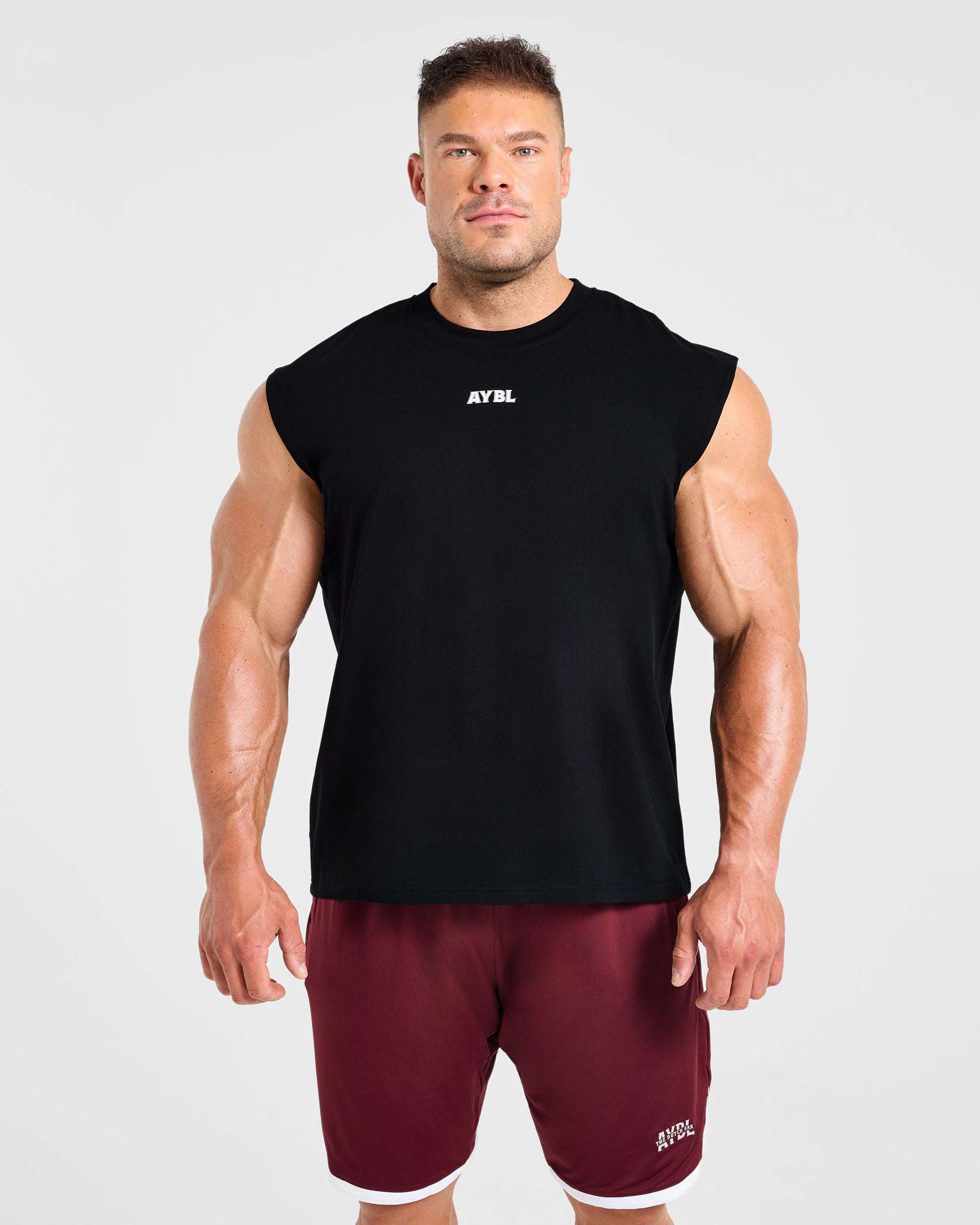 Wesley Vissers x AYBL Dutch Oak Oversized Tank - Schwarz
