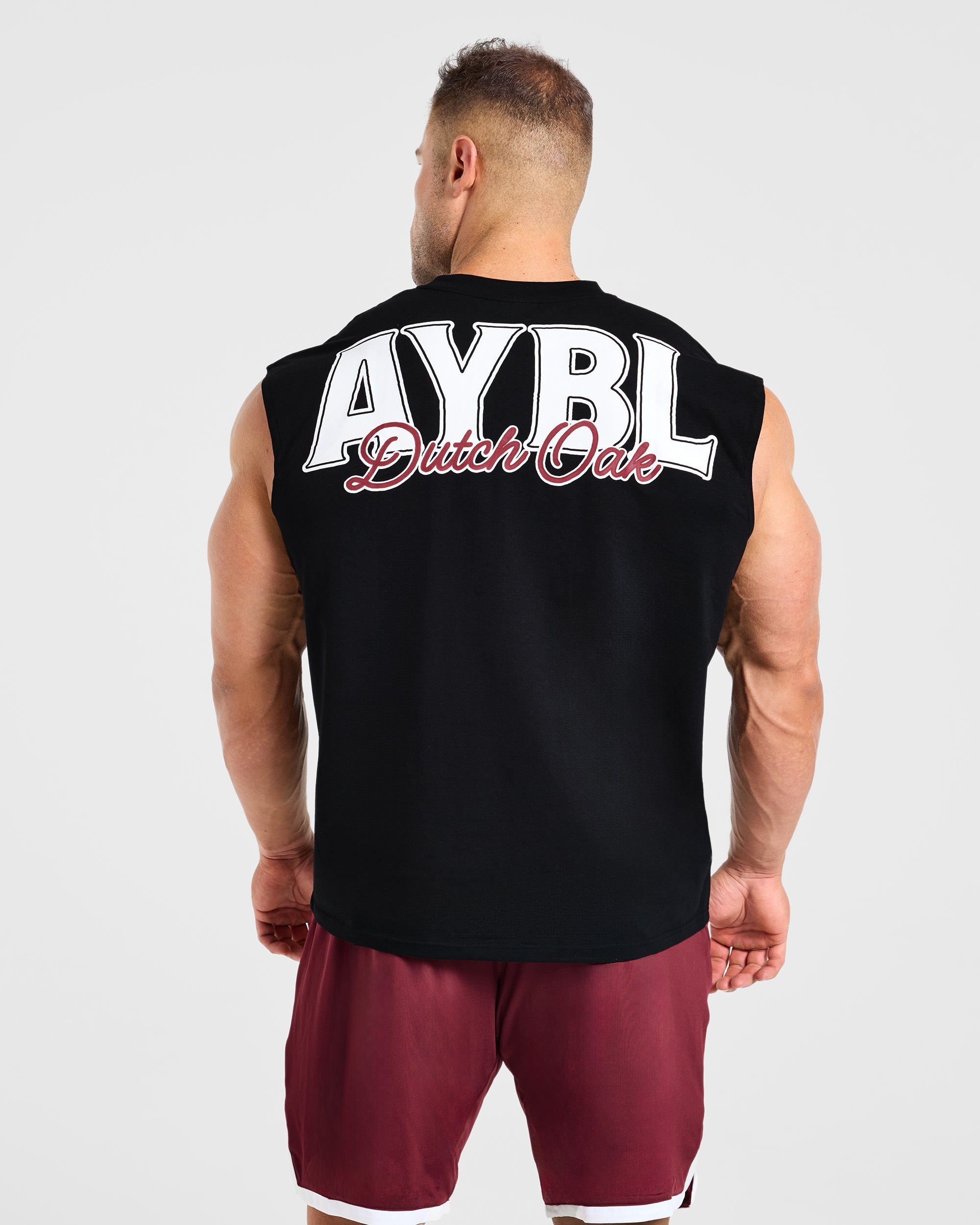 Wesley Vissers x AYBL Dutch Oak Oversized Tank - Schwarz
