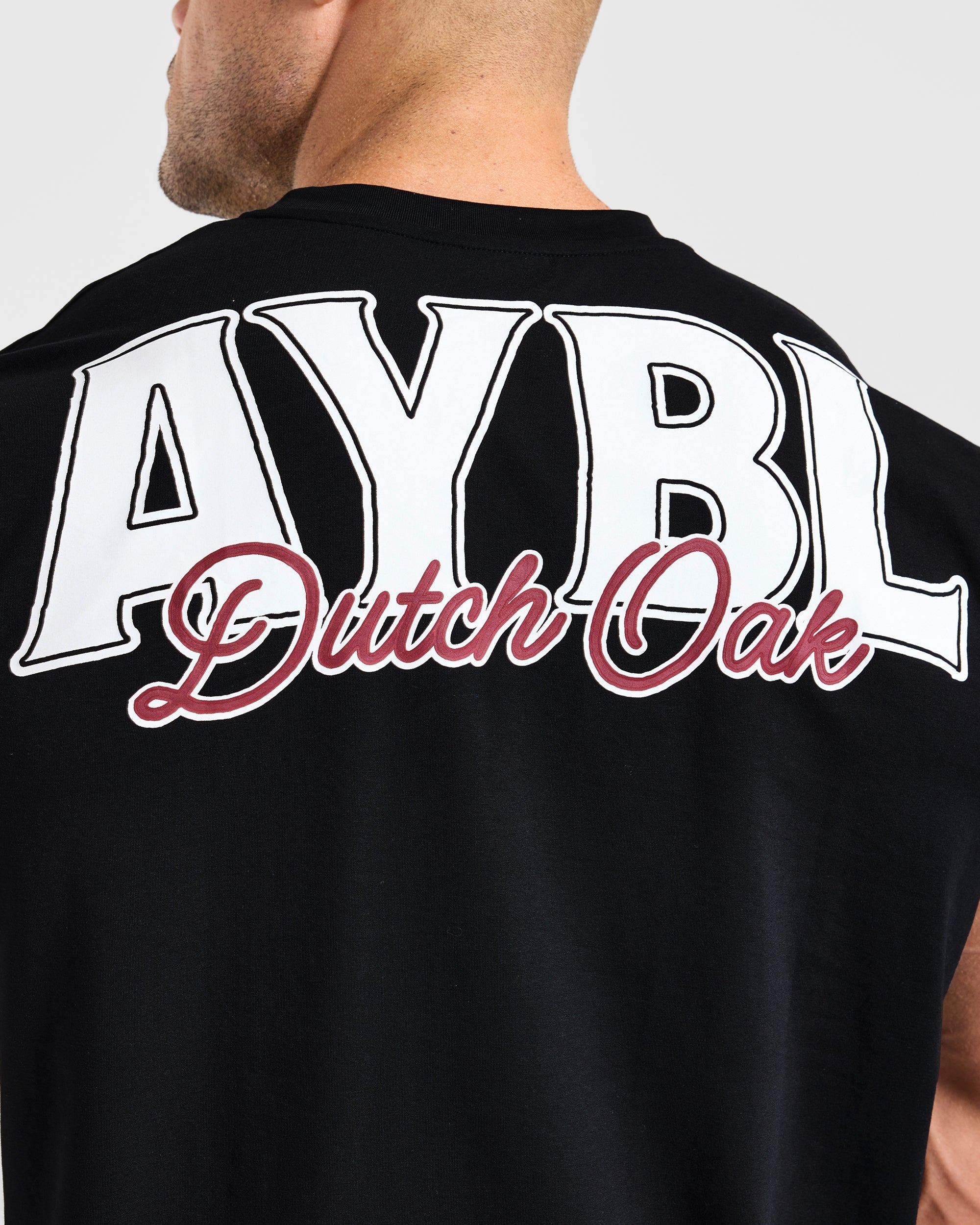 Wesley Vissers x AYBL Dutch Oak Oversized Tank - Schwarz