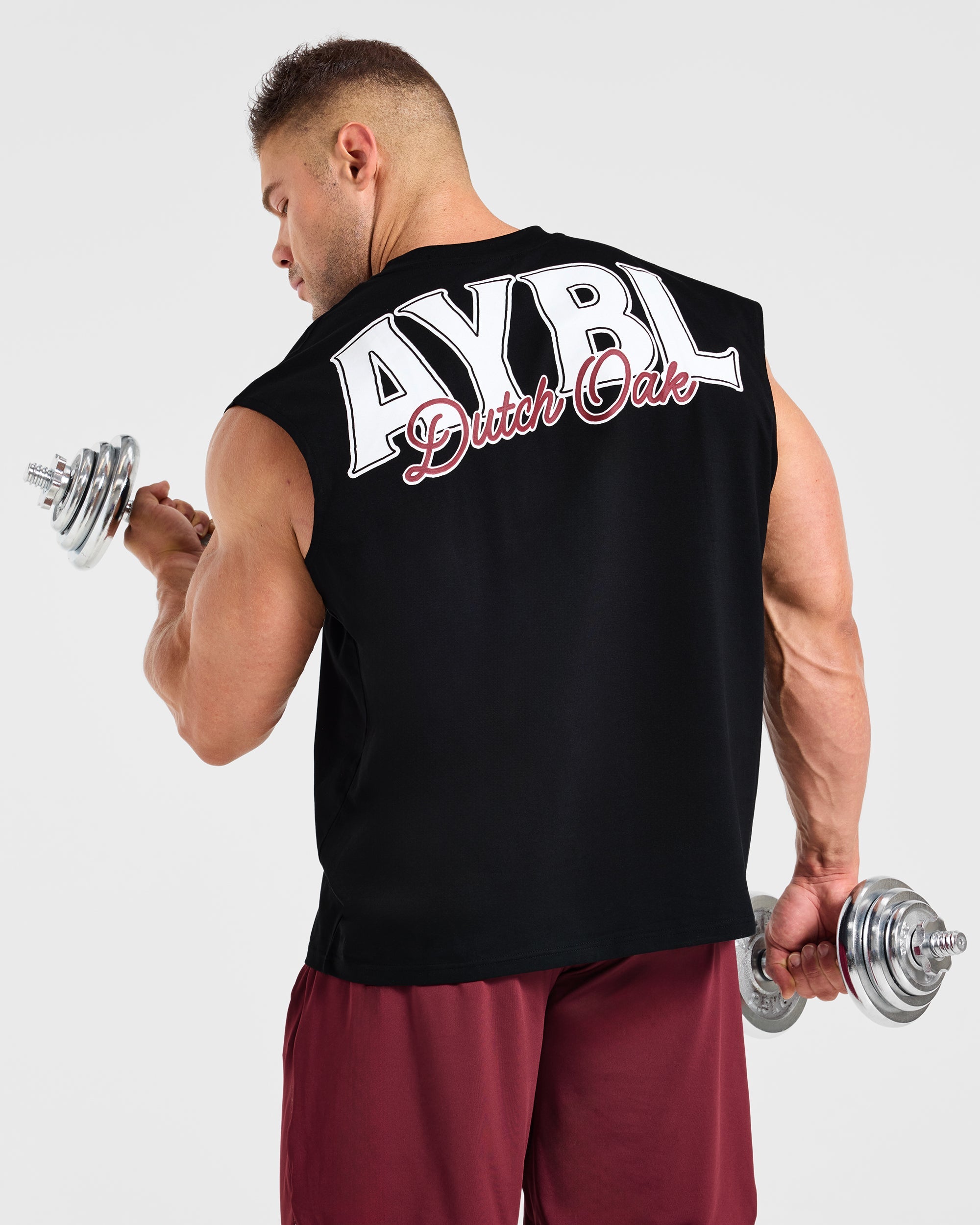 Wesley Vissers x AYBL Dutch Oak Oversized Tank - Schwarz