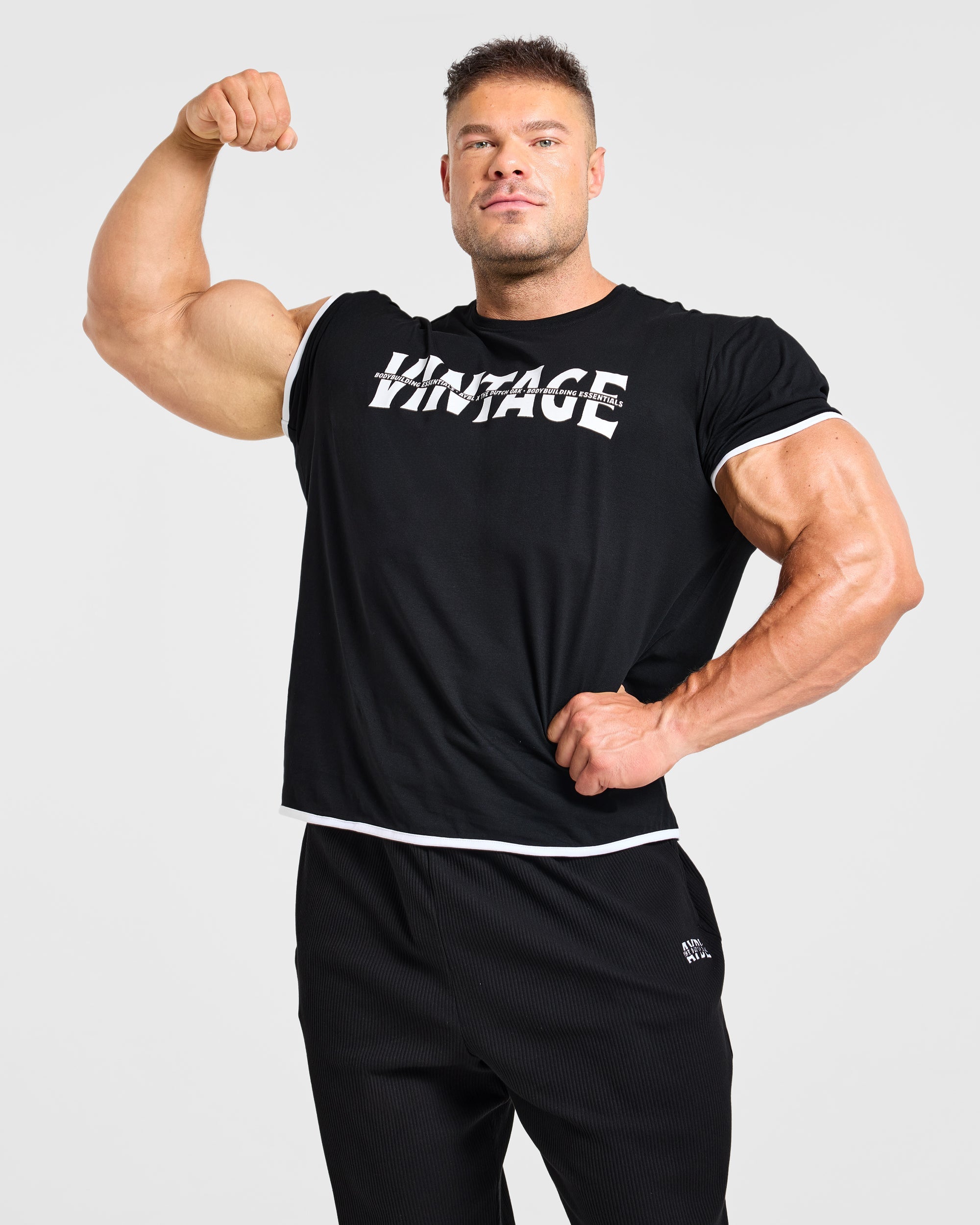 Wesley Vissers x Contrast T Shirt - Schwarz