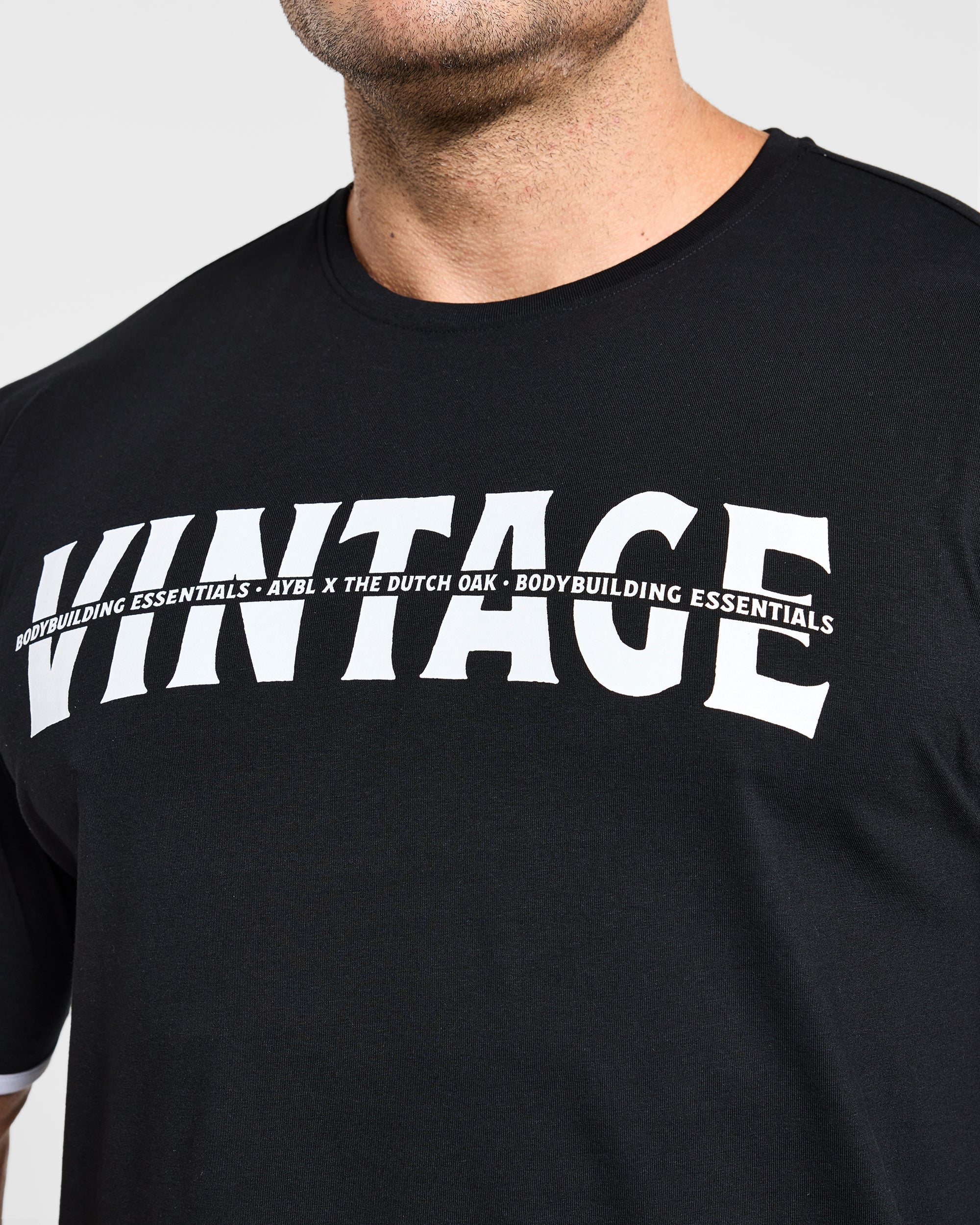 Wesley Vissers x Contrast T Shirt - Schwarz